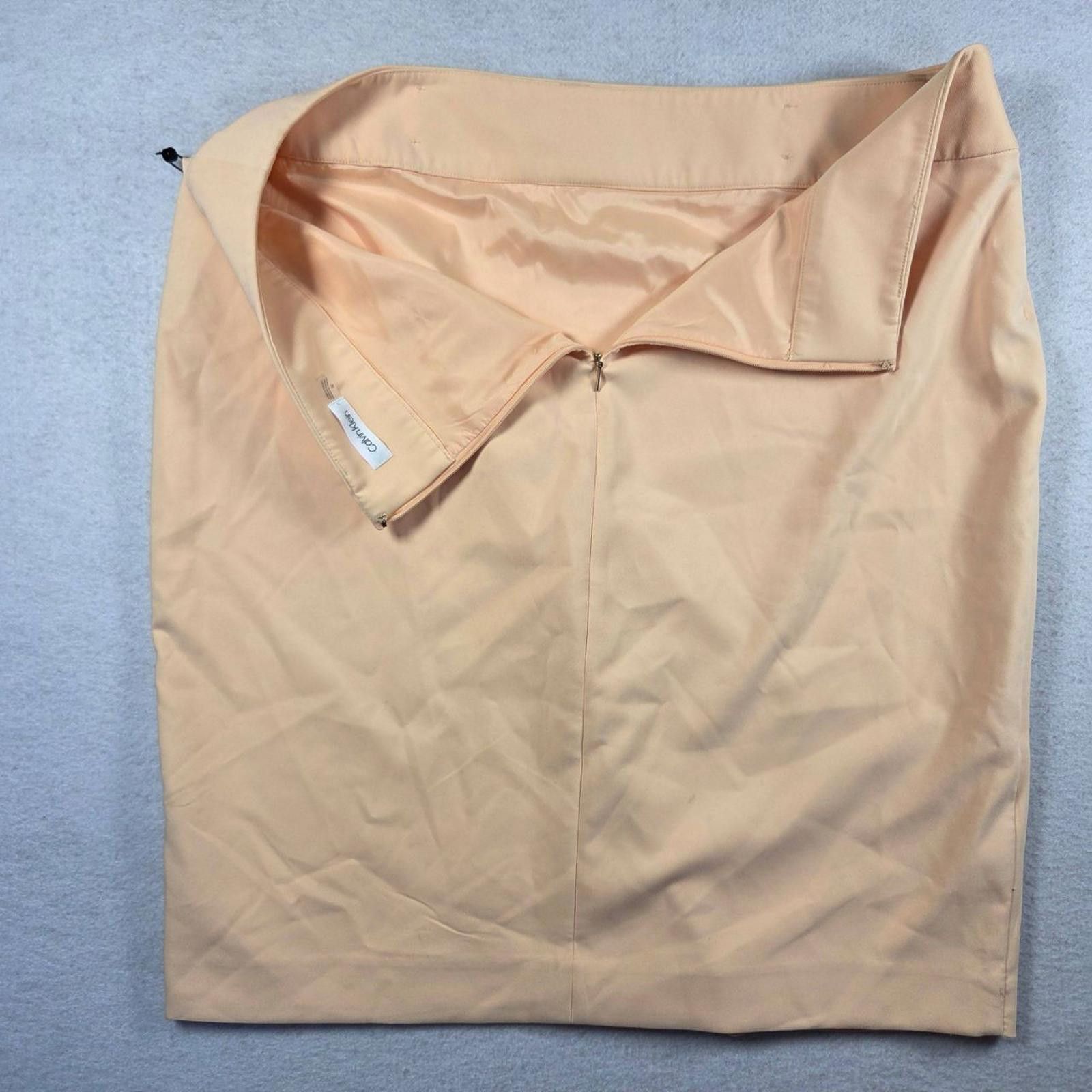 Calvin Klein NWT Calvin Klein Womens Size 16 Tan Suit Skirt - W/ Staining Size XXL / US 16-18 / IT 52-54 - 9 Thumbnail