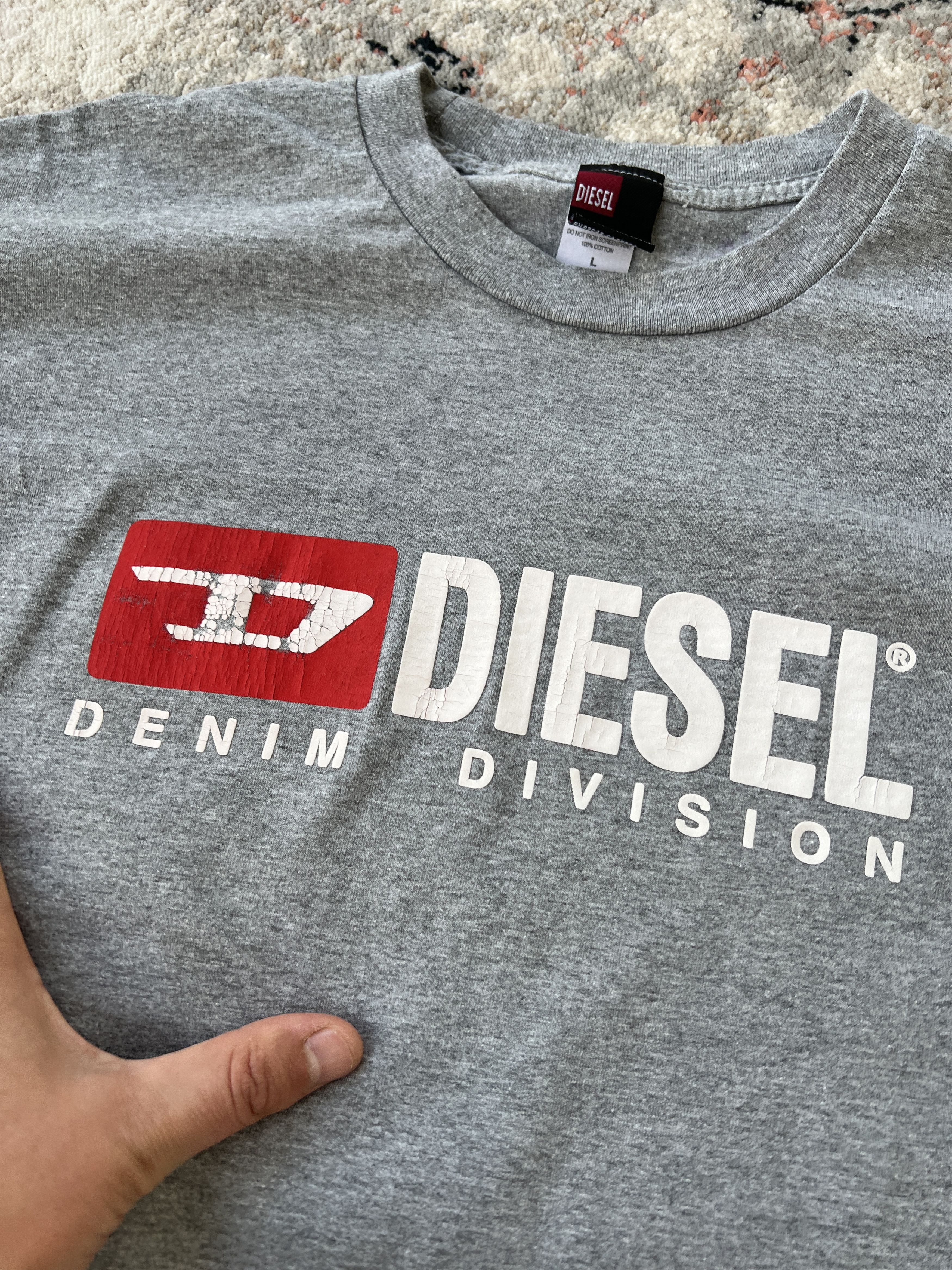 Diesel Y2K Diesel Denim Division Vintage Tee Size US L / EU 52-54 / 3 - 2 Thumbnail