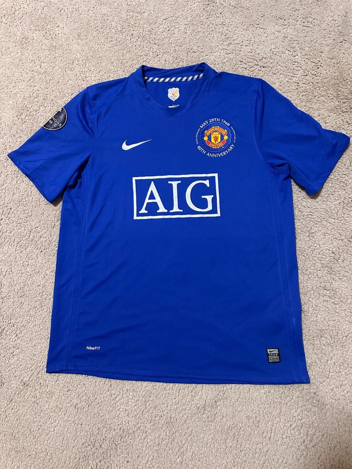 Nike 2008-09 Manchester United Third Shirt Anderson #8 Sz L Size US L / EU 52-54 / 3 - 1 Thumbnail