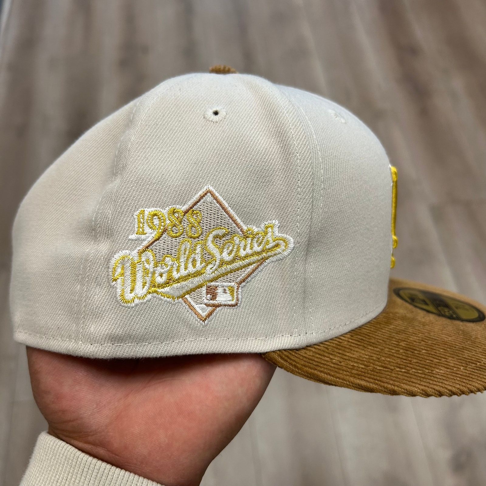 New Era New Era Los Angeles Dodgers Cream 5950 Hat Brown Size 7 3/4 Size ONE SIZE - 5 Thumbnail