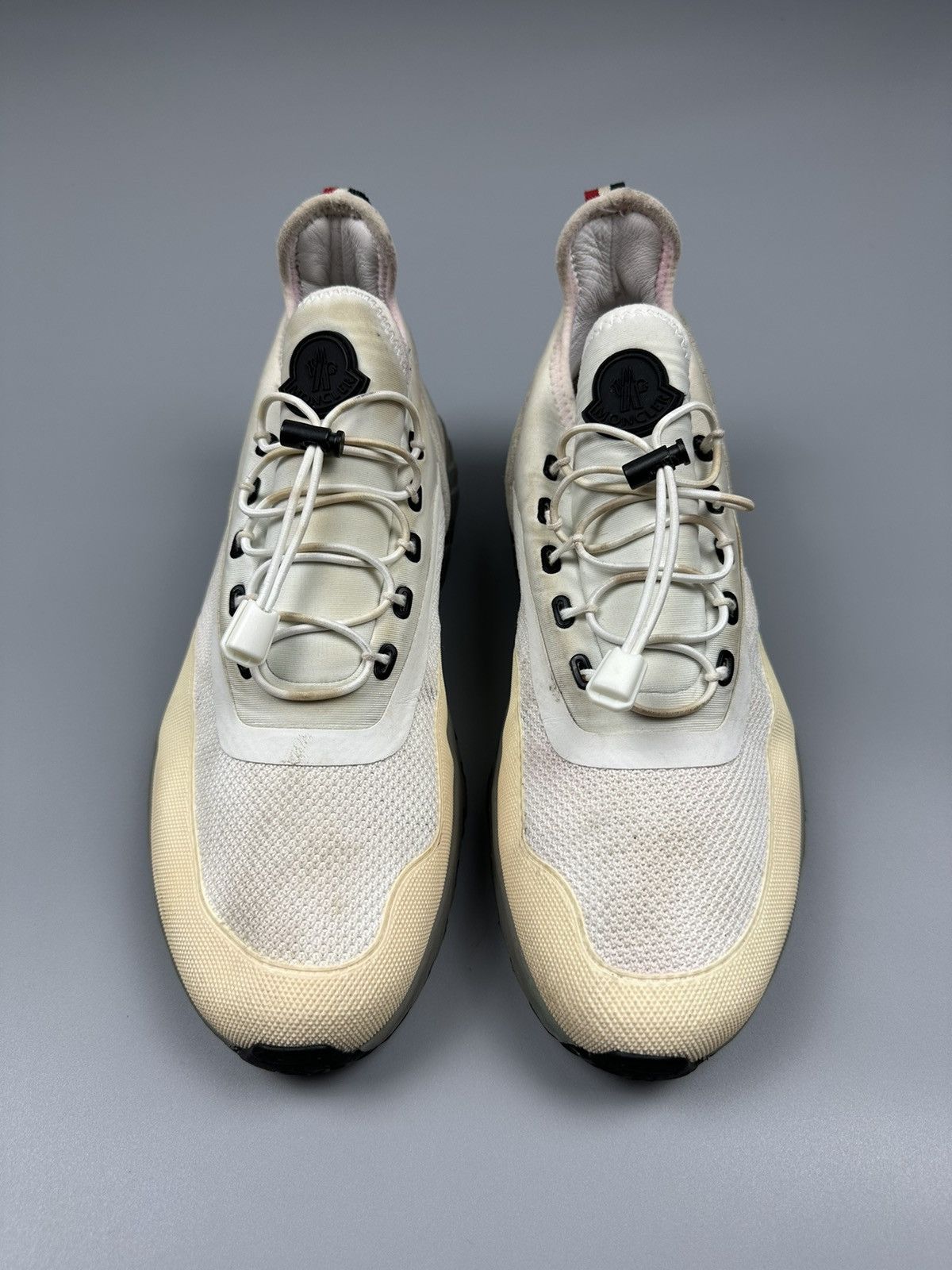 Moncler Moncler Sneakers Nylon/Suede Vibram White Mens Size US 9 / EU 42 - 2 Thumbnail