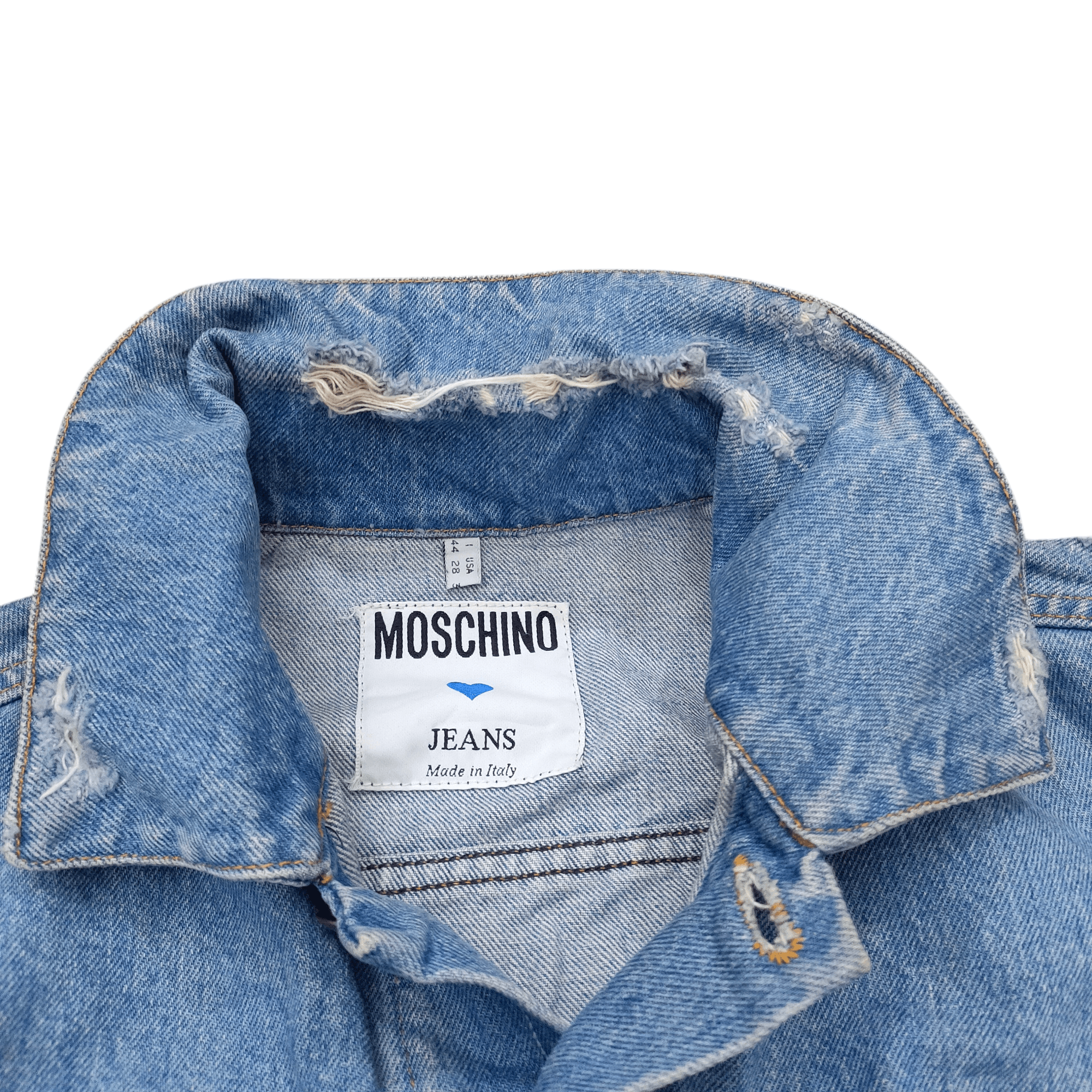 Moschino Vintage Denim Vest Jacket Size US M / EU 48-50 / 2 - 4 Thumbnail
