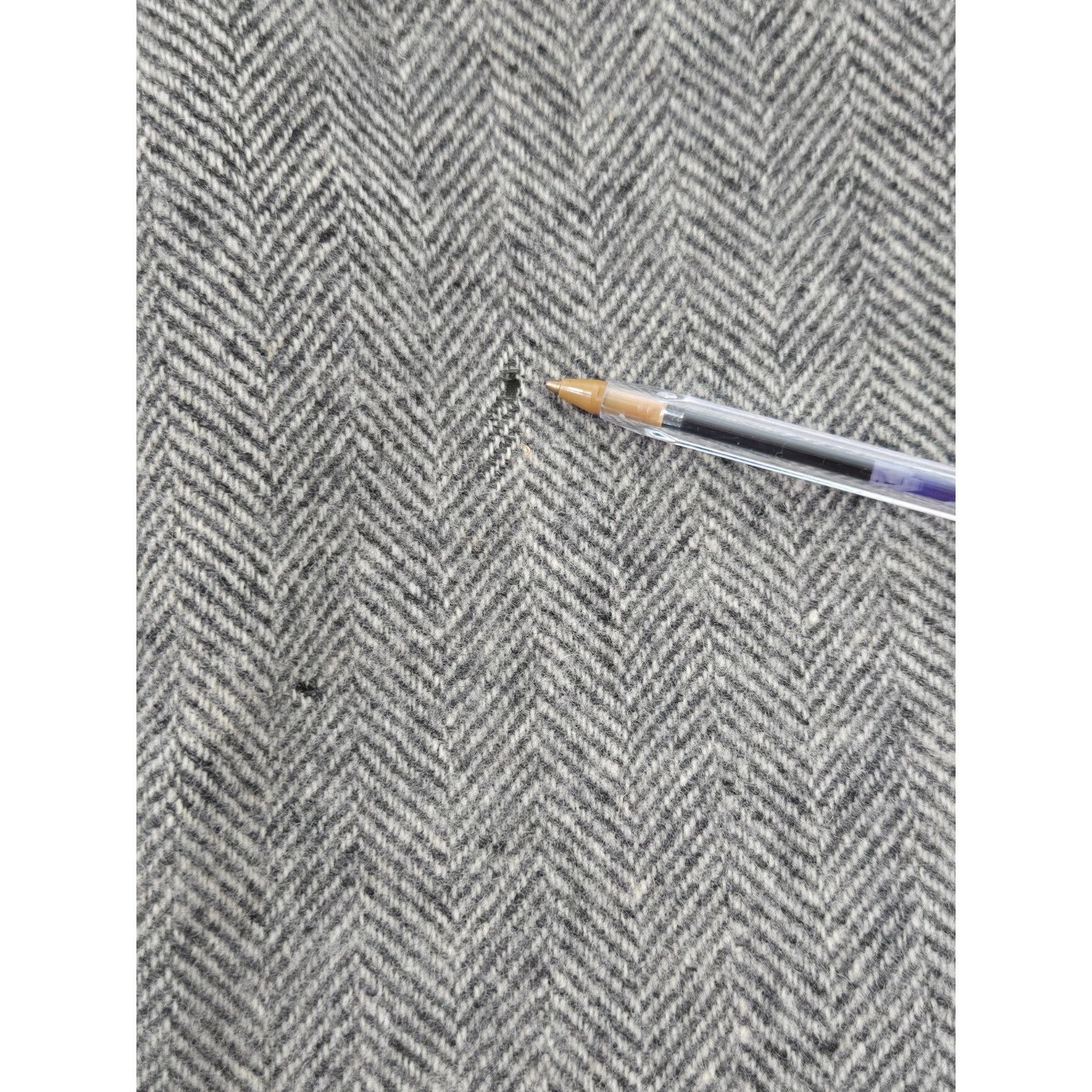 Haggar VTG Haggar 100% Virgin Wool Gray Herringbong Men's Blazer 40 Size US M / EU 48-50 / 2 - 8 Thumbnail