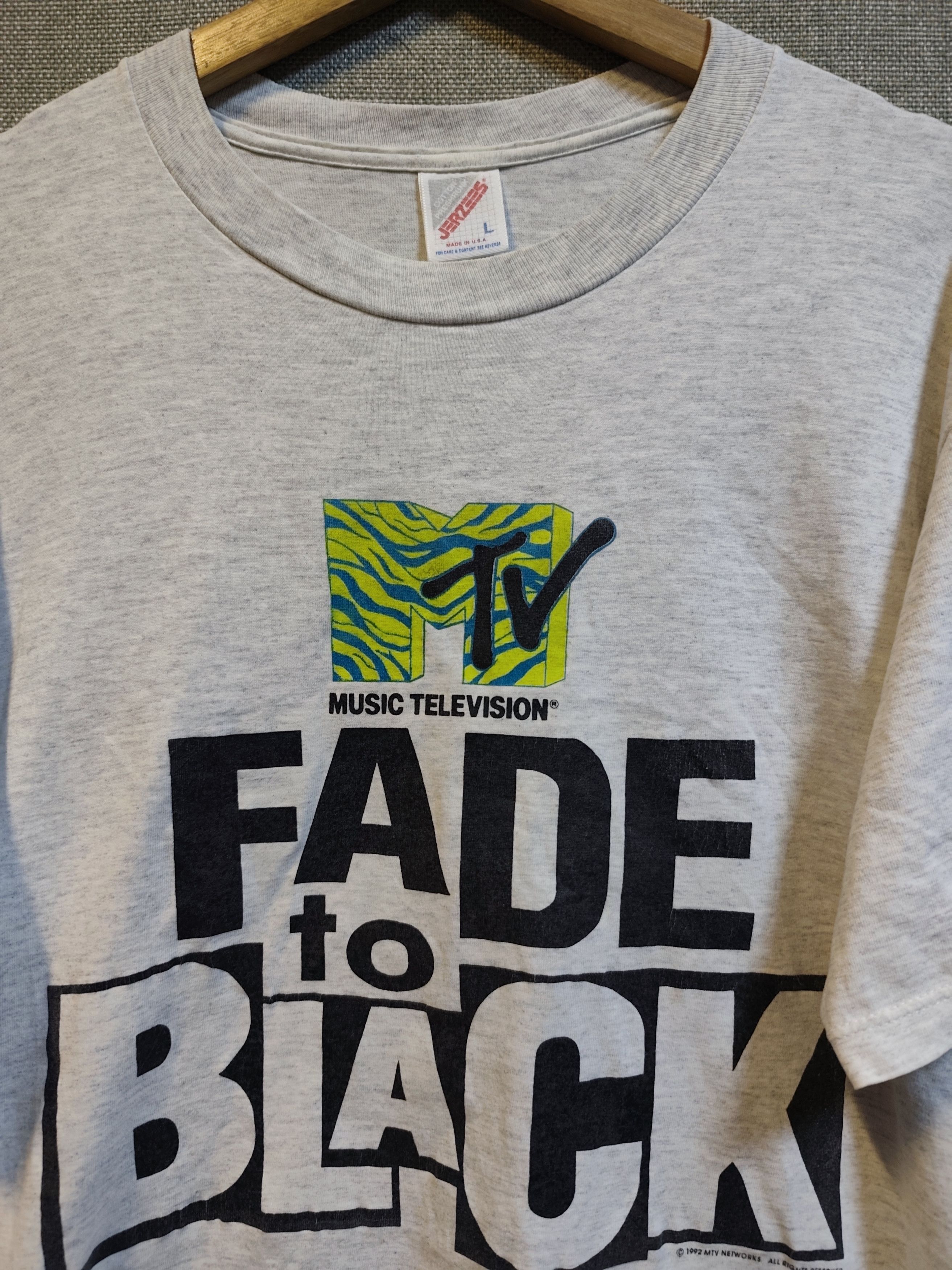 Metallica Vintage 90s MTV Fade To Black Metallica MTV Tee Size US L / EU 52-54 / 3 - 4 Thumbnail