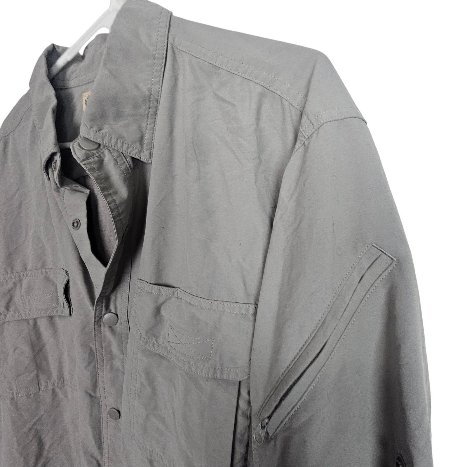 Duluth Trading Company Duluth Trading Co Men Nylon Snap Front Shirt XL Gorpcore Size US XL / EU 56 / 4 - 4 Thumbnail