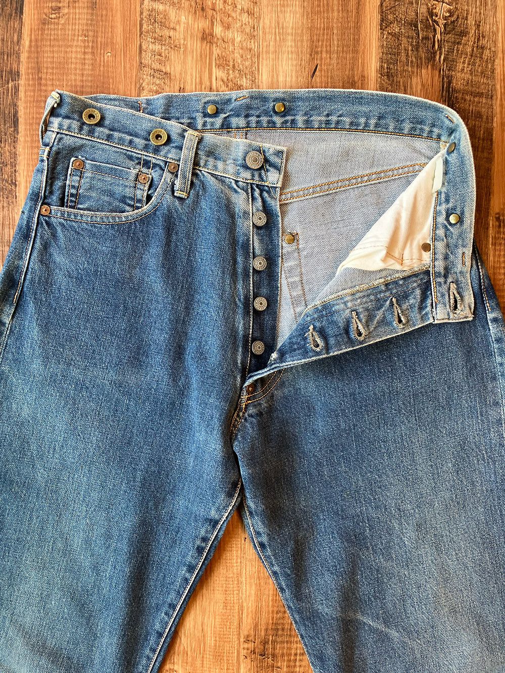 Evisu Old EVISU 2507 No.2 W30 x L33 Fisherman Patch SCOVILL Size US 30 / EU 46 - 6 Thumbnail