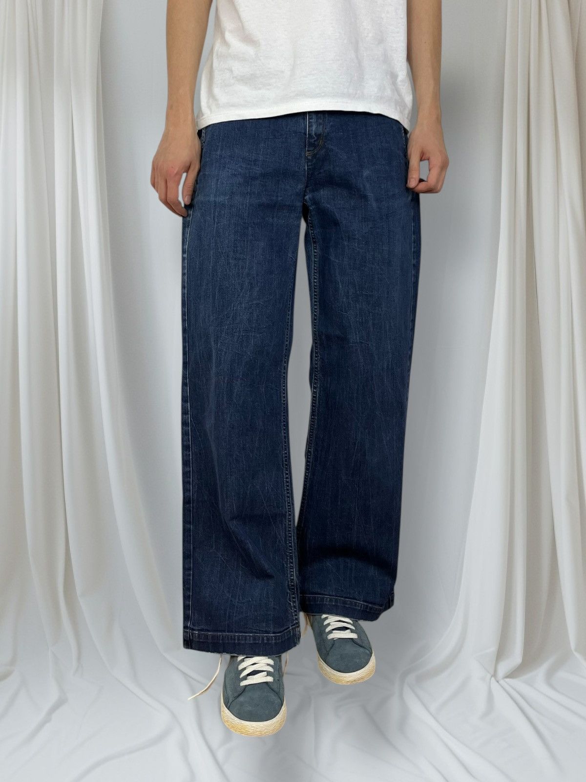 Vintage Vintage BAGGY + Hessnature Oversize Jeans Pants Size US 34 / EU 50 - 2 Thumbnail