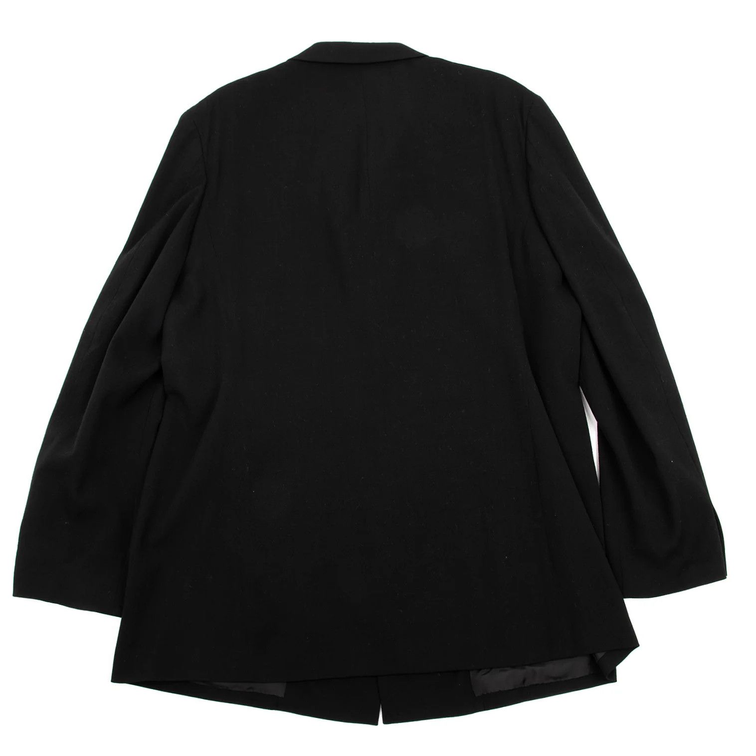 Yohji Yamamoto Yohji Yamamoto Wool Gabardine Jacket Black M Size US M / EU 48-50 / 2 - 15 Thumbnail