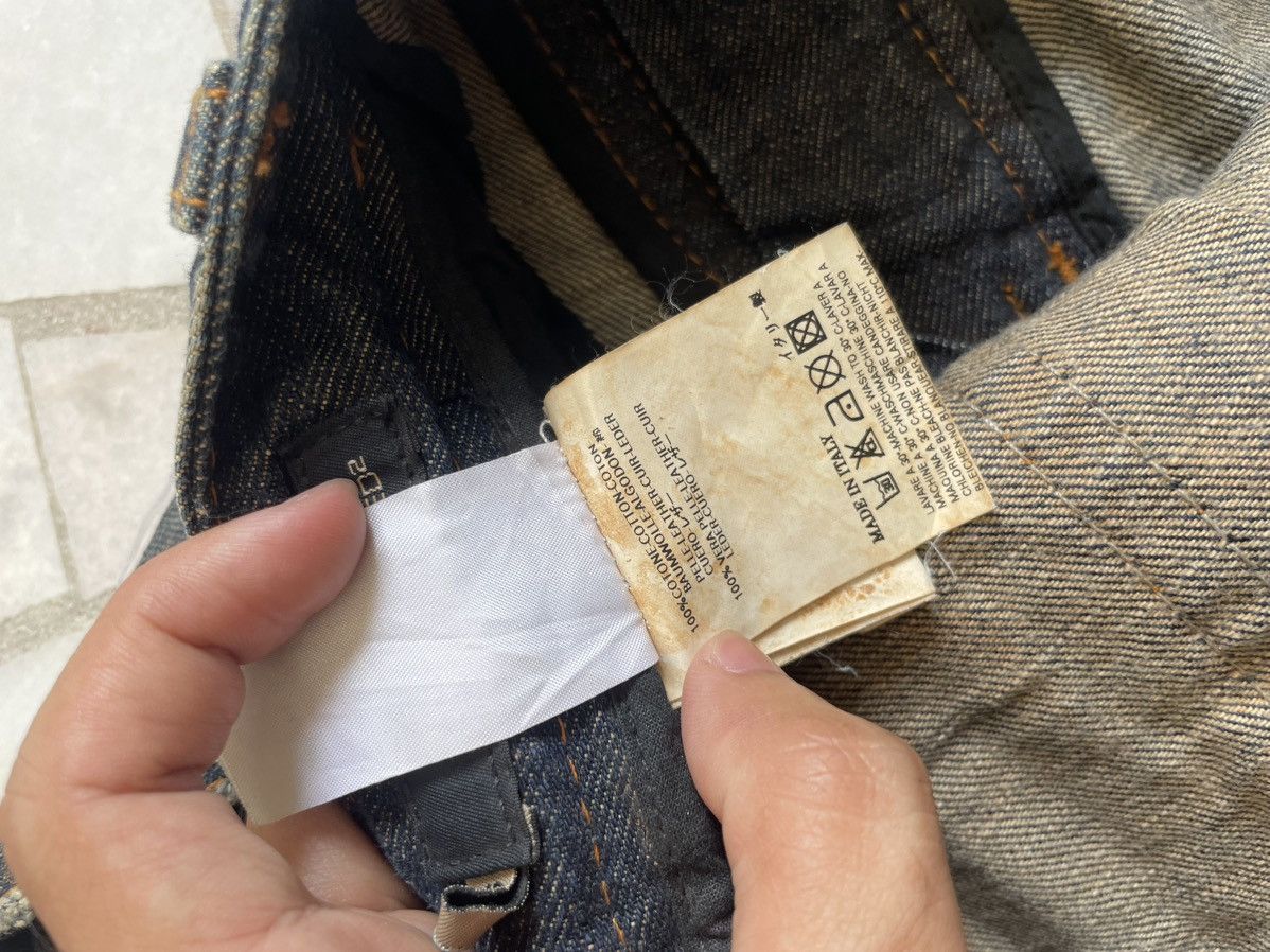 Dsquared2 Rare Dsquared2 Distressed Stamped Art Leather Pocket Knee Size US 32 / EU 48 - 9 Thumbnail