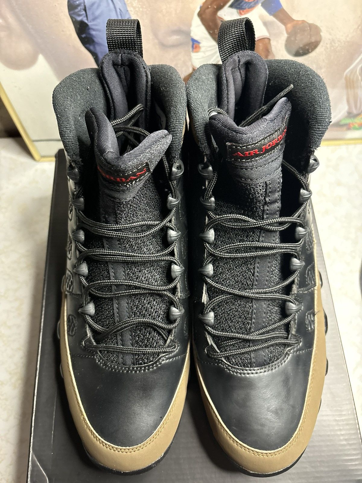 Jordan Brand Air Jordan 9 Retro Olive Size US 9.5 / EU 42-43 - 2 Thumbnail