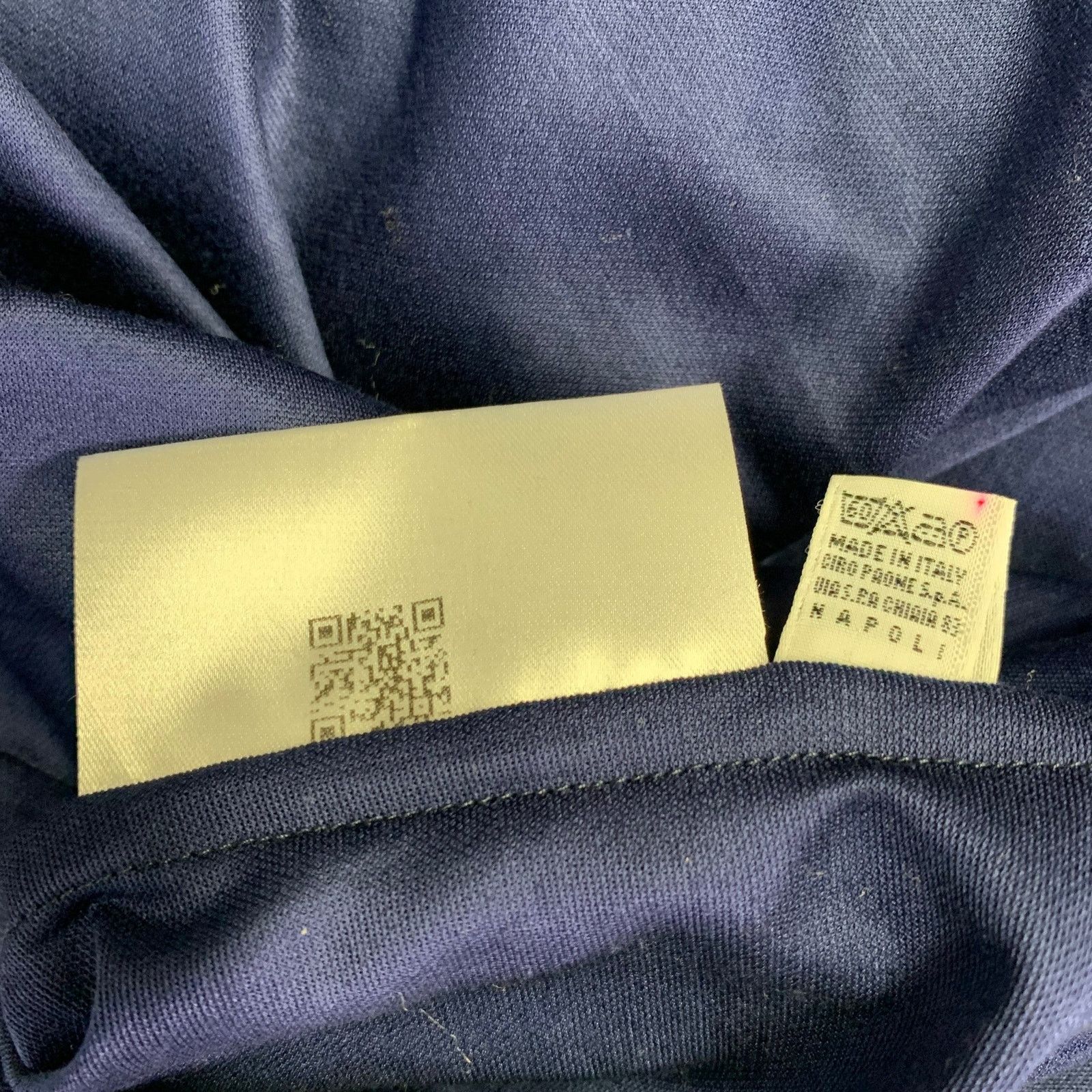 Kiton KITON Size XL Blue Cotton Half Placket Polo Size US XL / EU 56 / 4 - 6 Thumbnail