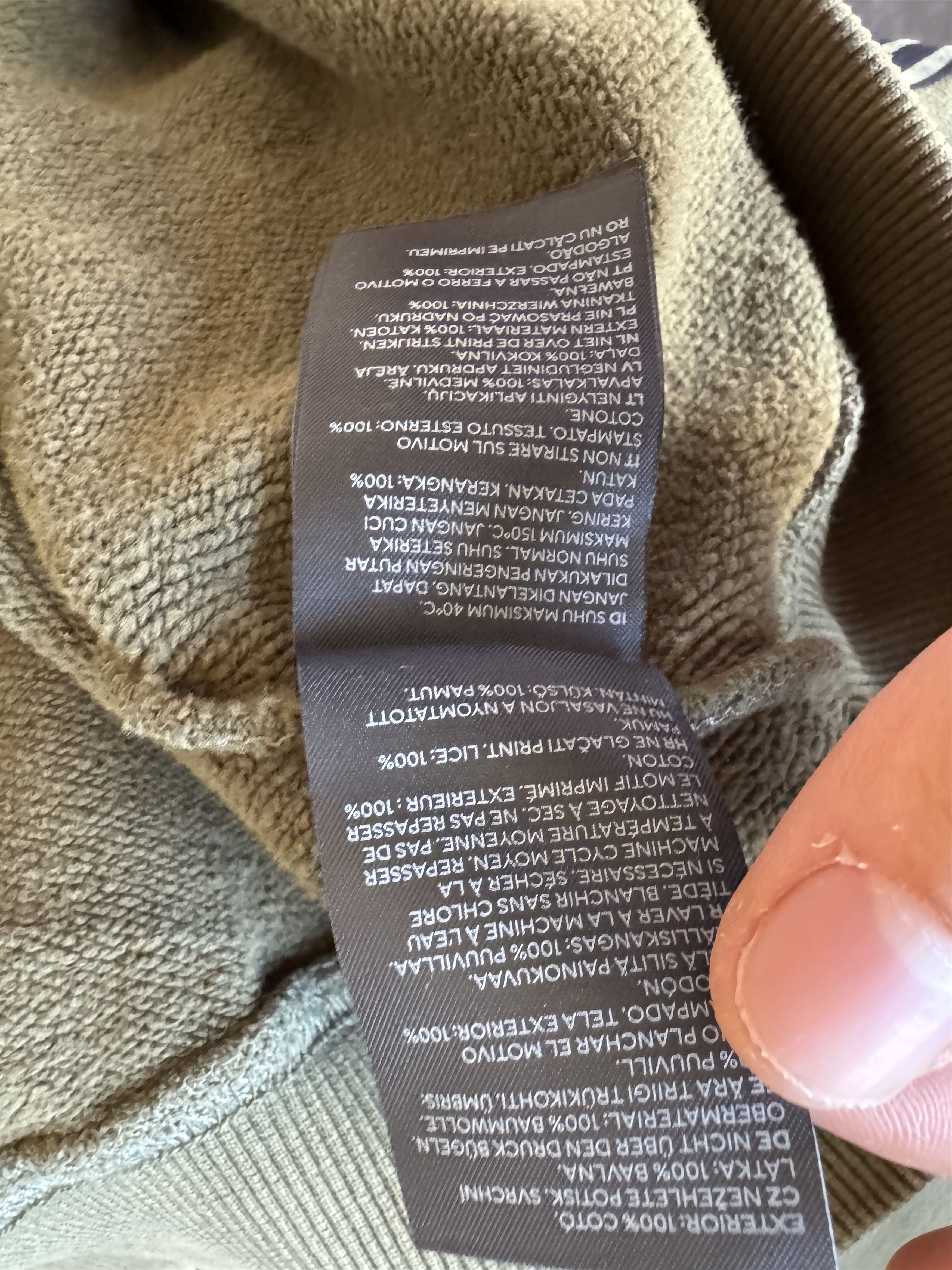H&M × Jean-Michel Basquiat × Who Decides War Olive Graphic Hooded Sweatshirt Size US XXL / EU 58 / 5 - 21 Thumbnail