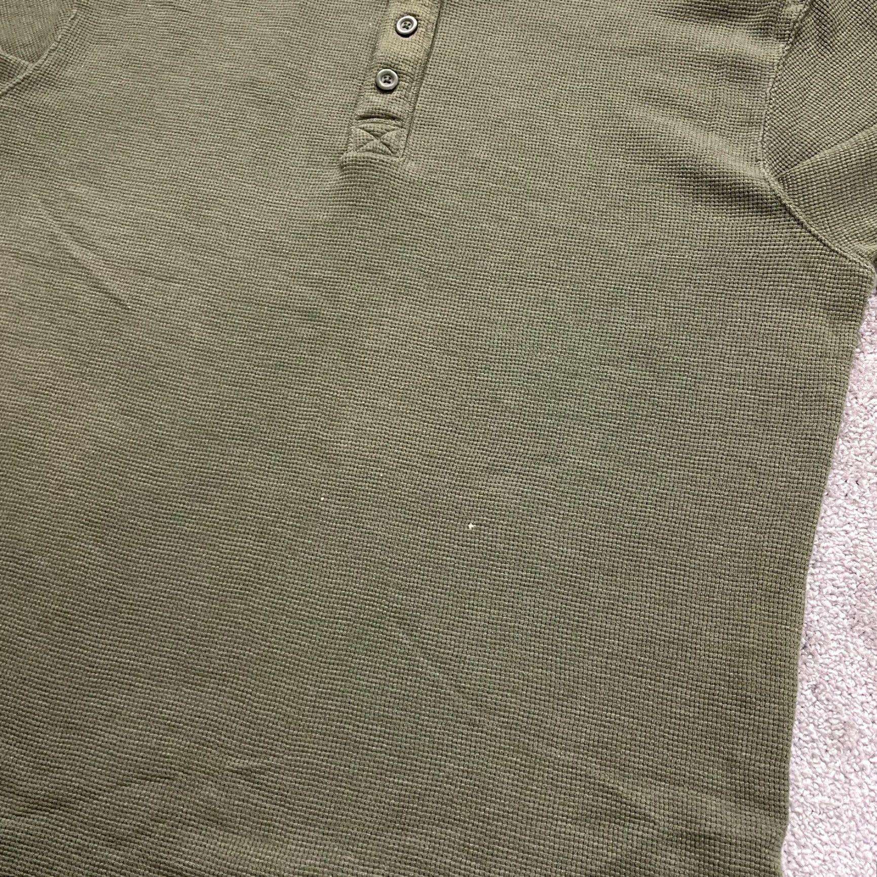 Bass Pro Shops Bass Pro Shops Shirt Henley Mens XL Green Long Sleeve Pullover Outdoors Classic Mens Size US XL / EU 56 / 4 - 6 Thumbnail