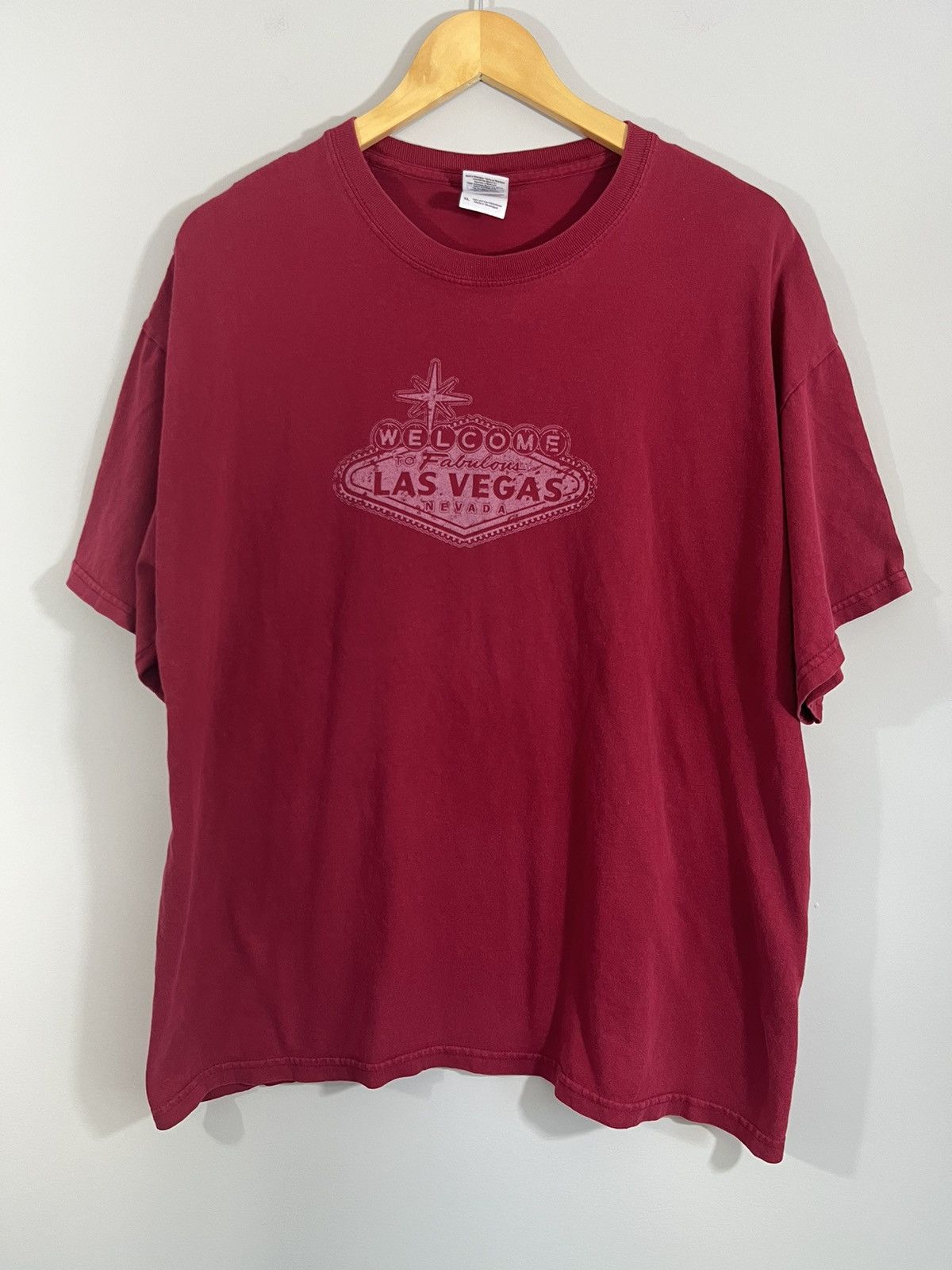 Vintage Distressed Welcome To Las Vegas Faded Tee Size US XL / EU 56 / 4 - 2 Thumbnail
