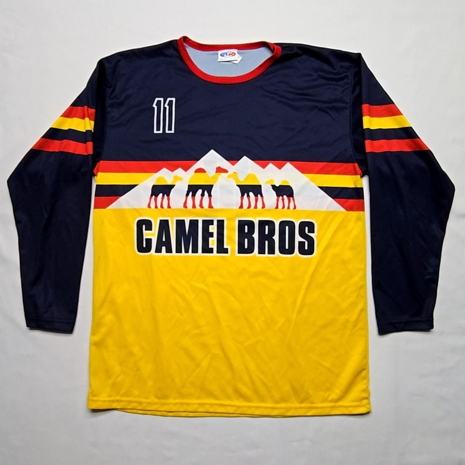 Other Camel Bros Long Sleeve Soccer Jersey Large Yellow Red Black Size US L / EU 52-54 / 3 - 1 Thumbnail