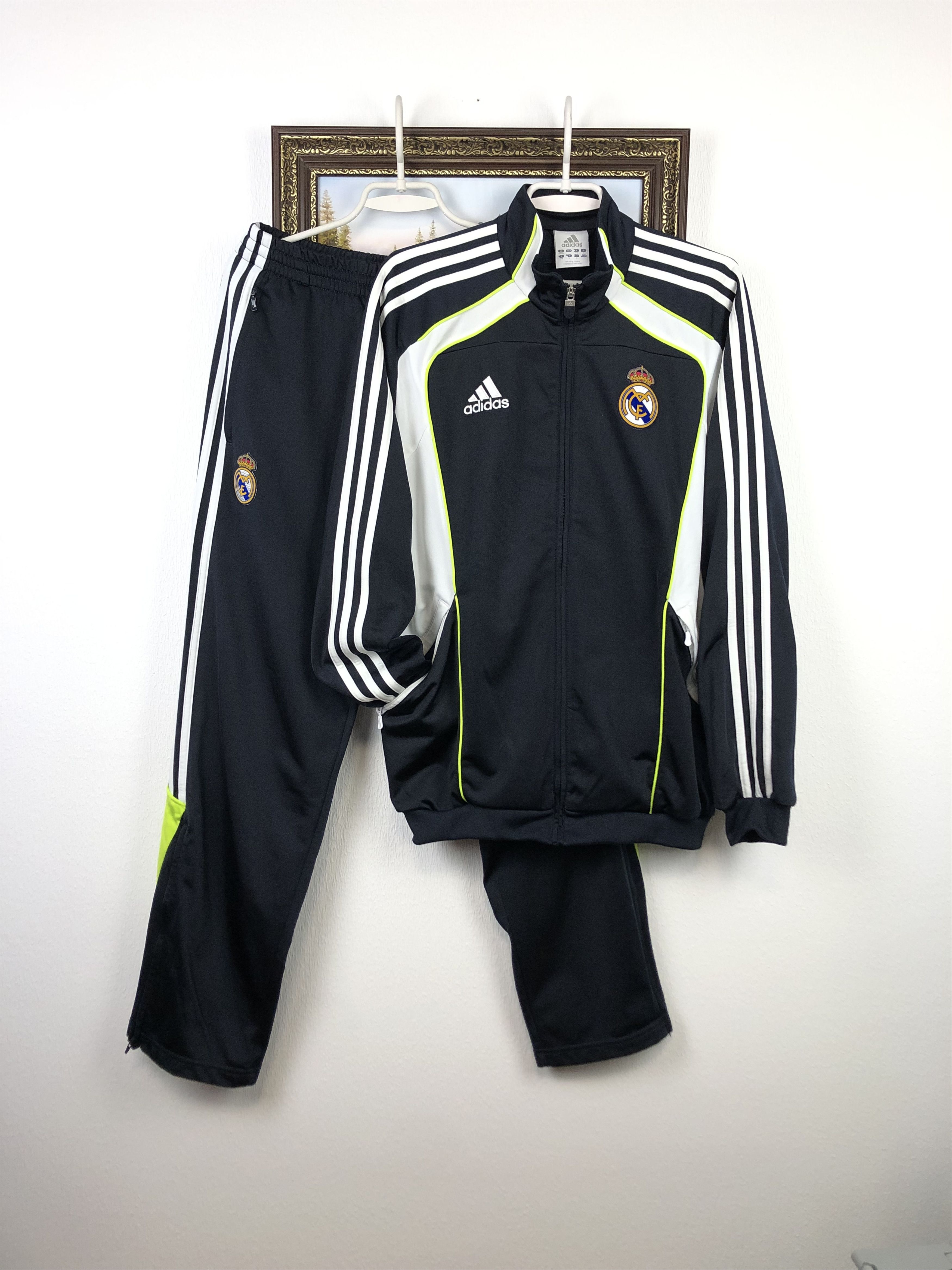 Adidas Vintage 2007 Adidas Real Madrid Training Tracksuit Full Set