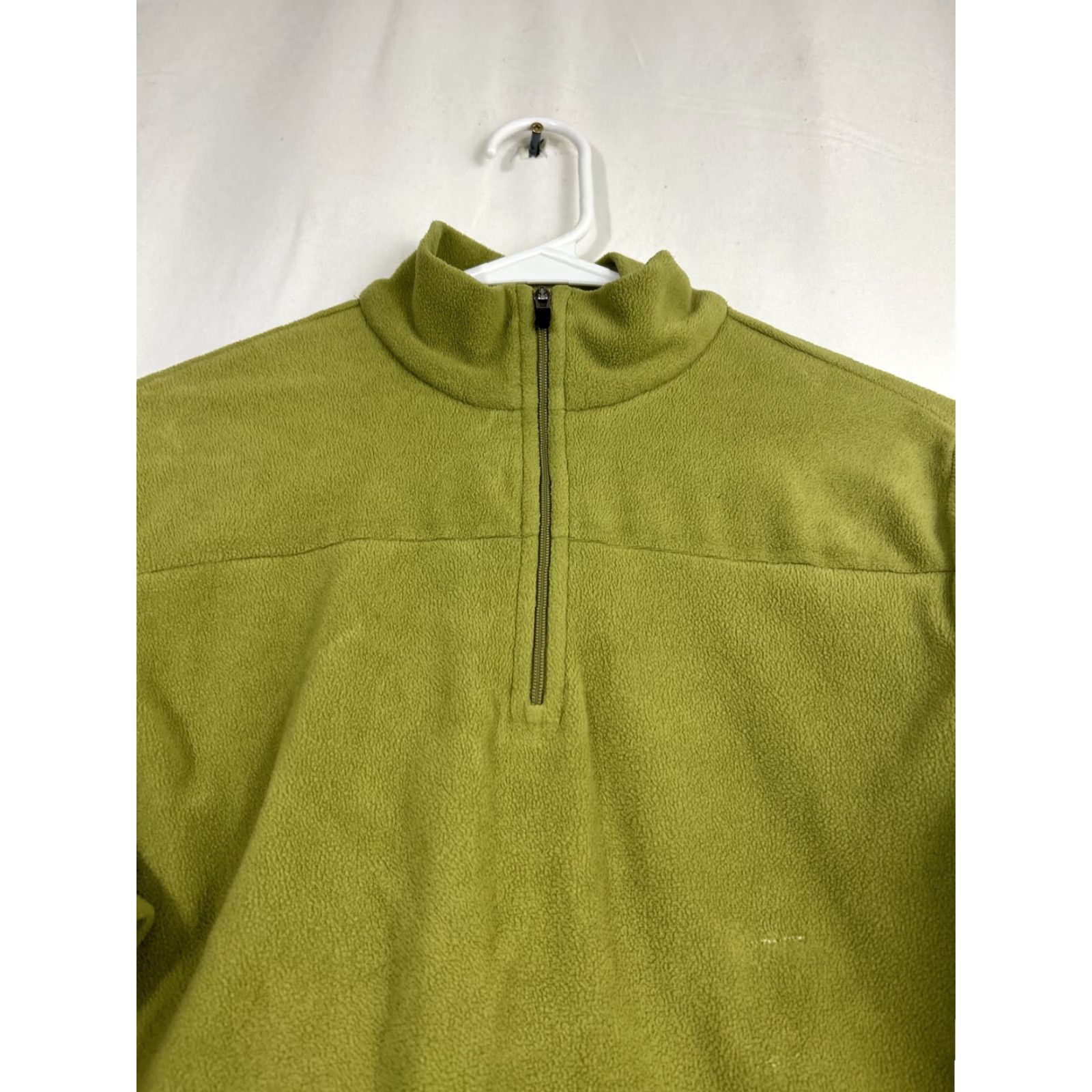 Vintage REI Pullover 1/4 Zip Fleece Green Womens Medium Outdoor Casual Long Sleeve Size M / US 6-8 / IT 42-44 - 5 Thumbnail