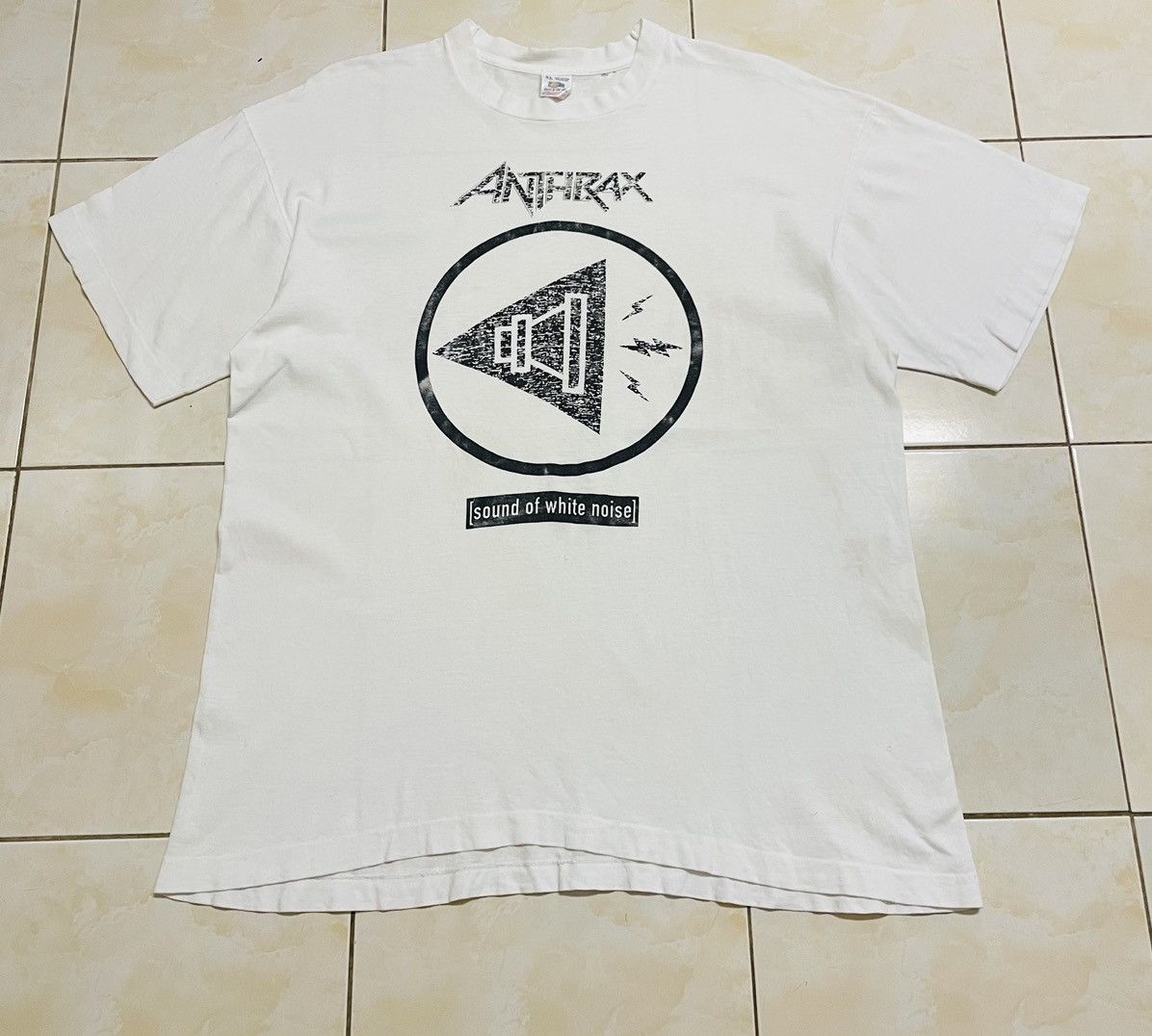 Band Tees VINTAGE ANTHRAX sound of white Noise 90s SHIRTS Size US XL / EU 56 / 4 - 2 Thumbnail