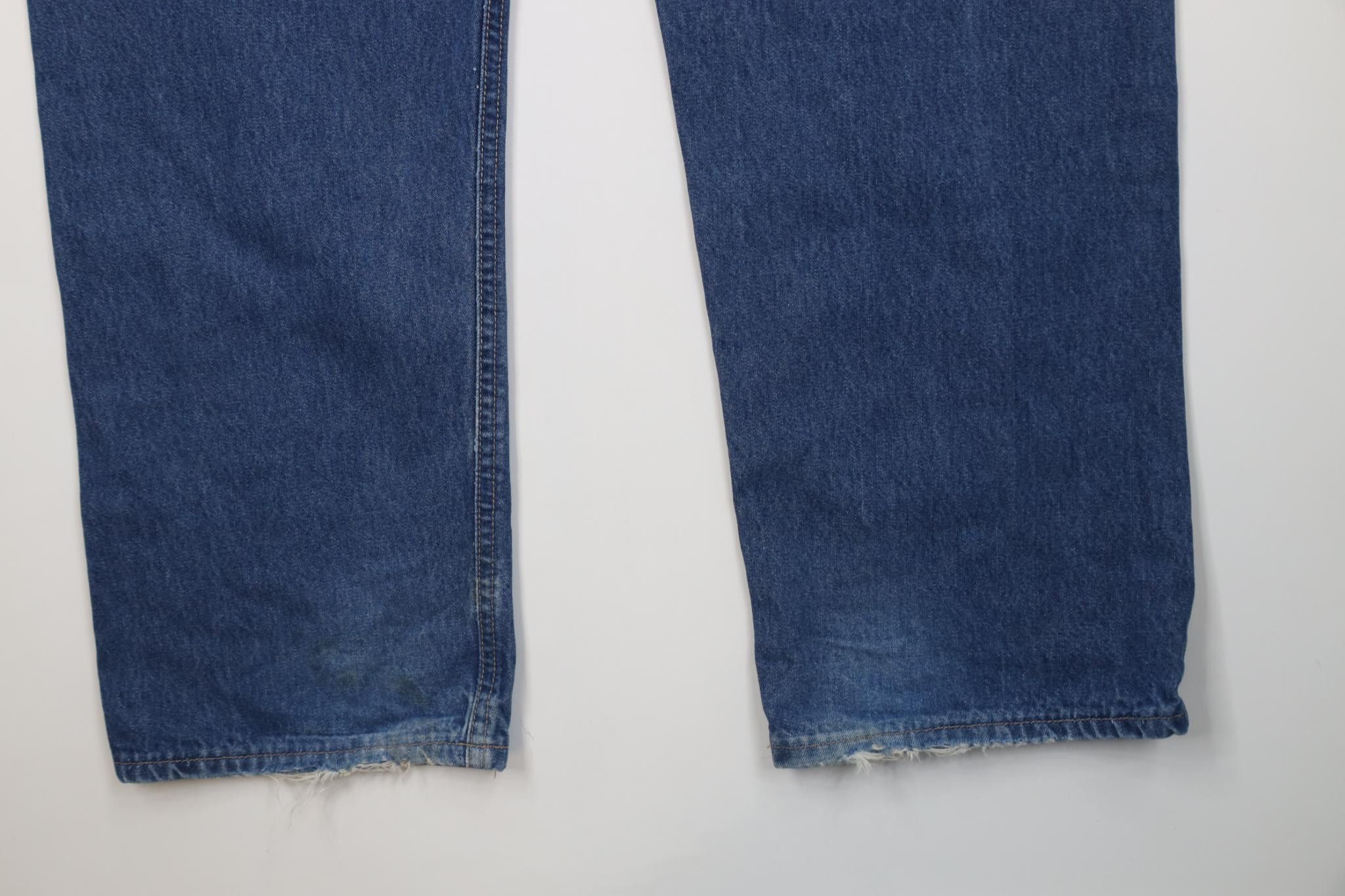 Carhartt Vintage Y2K Carhartt FR Resistant Wide Leg Dungaree Jeans Size US 36 / EU 52 - 14 Thumbnail