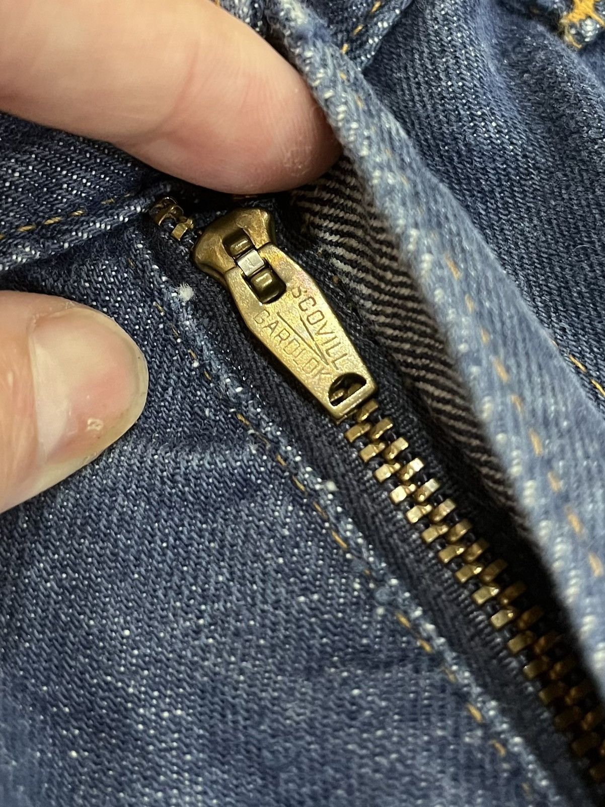 Levi's Vintage 70's Levis Orange Tab Scovill Gardlok Zipper Jeans Size US 28 / EU 44 - 6 Thumbnail