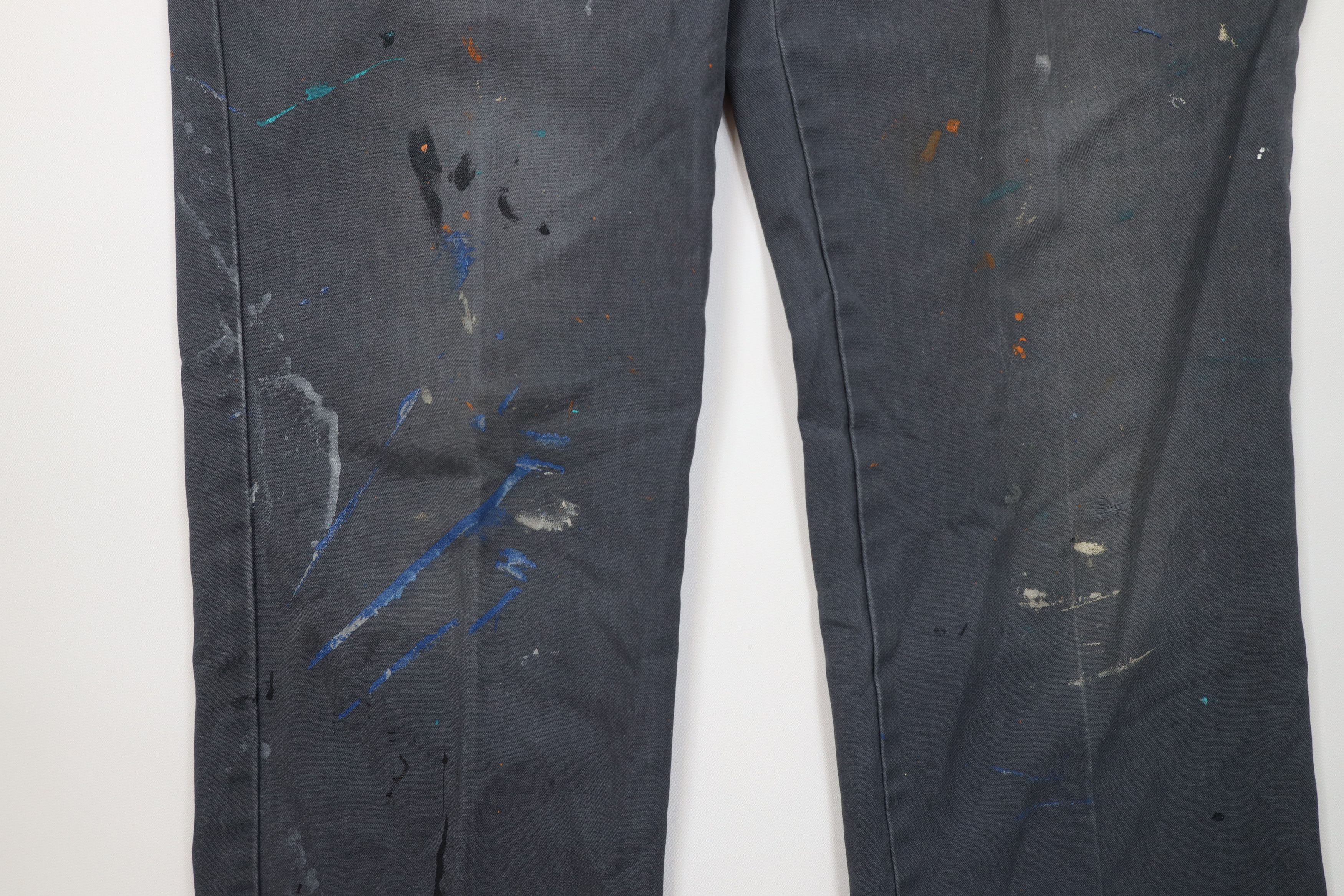 Vintage Vintage 90s Streetwear Workwear Mechanic Chino Pants Gray Size US 32 / EU 48 - 7 Thumbnail