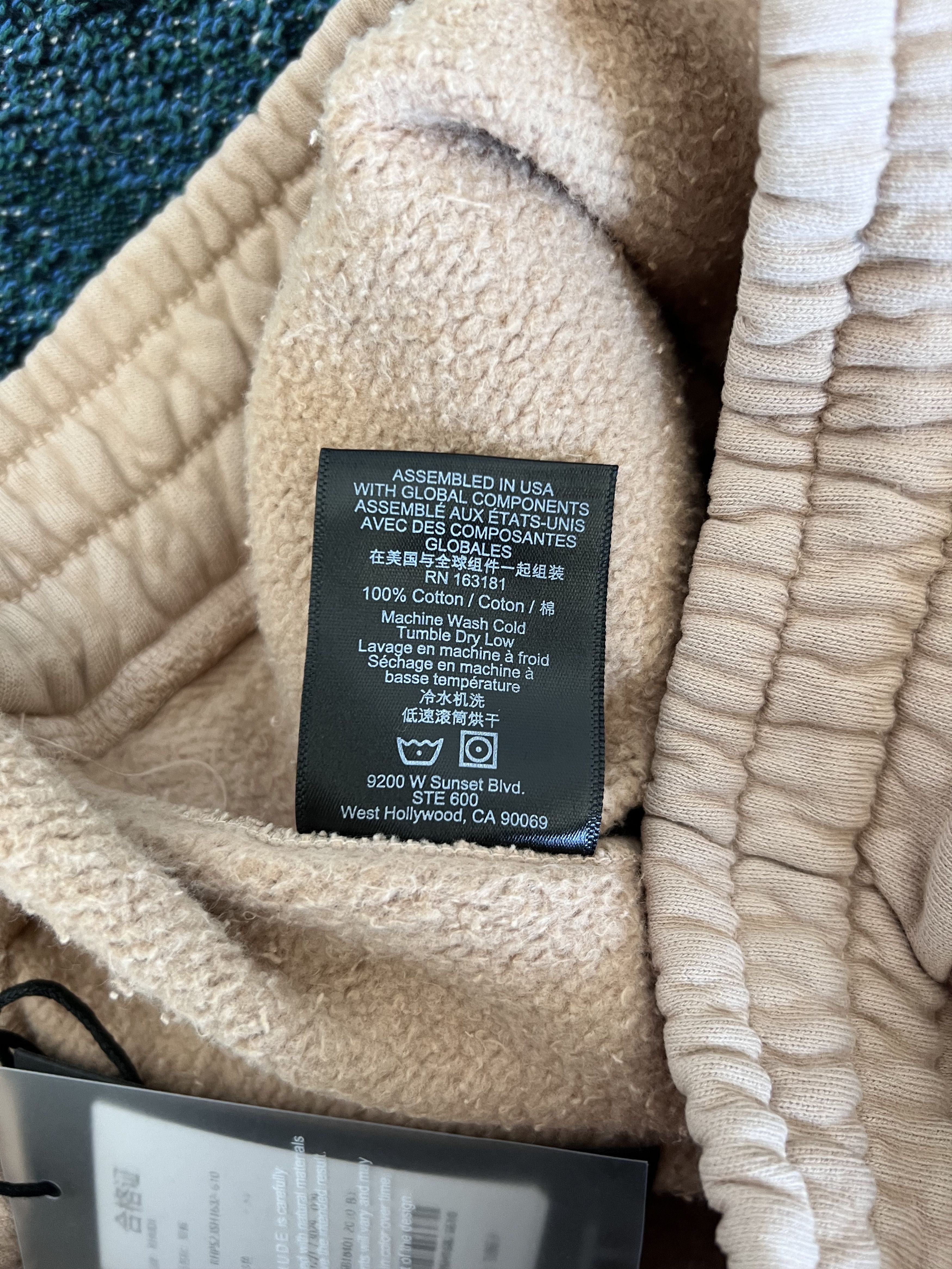 Rhude Rhude Logo Sweat Shorts in Sand Size US 32 / EU 48 - 8 Thumbnail
