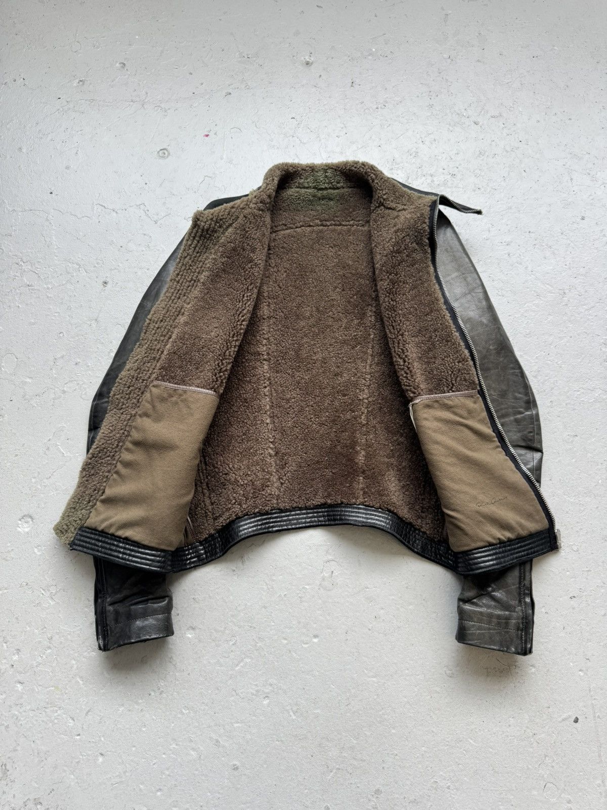 Rick Owens Rick Owens Calf and Lamb Sherling Jacket Size US S / EU 44-46 / 1 - 2 Thumbnail