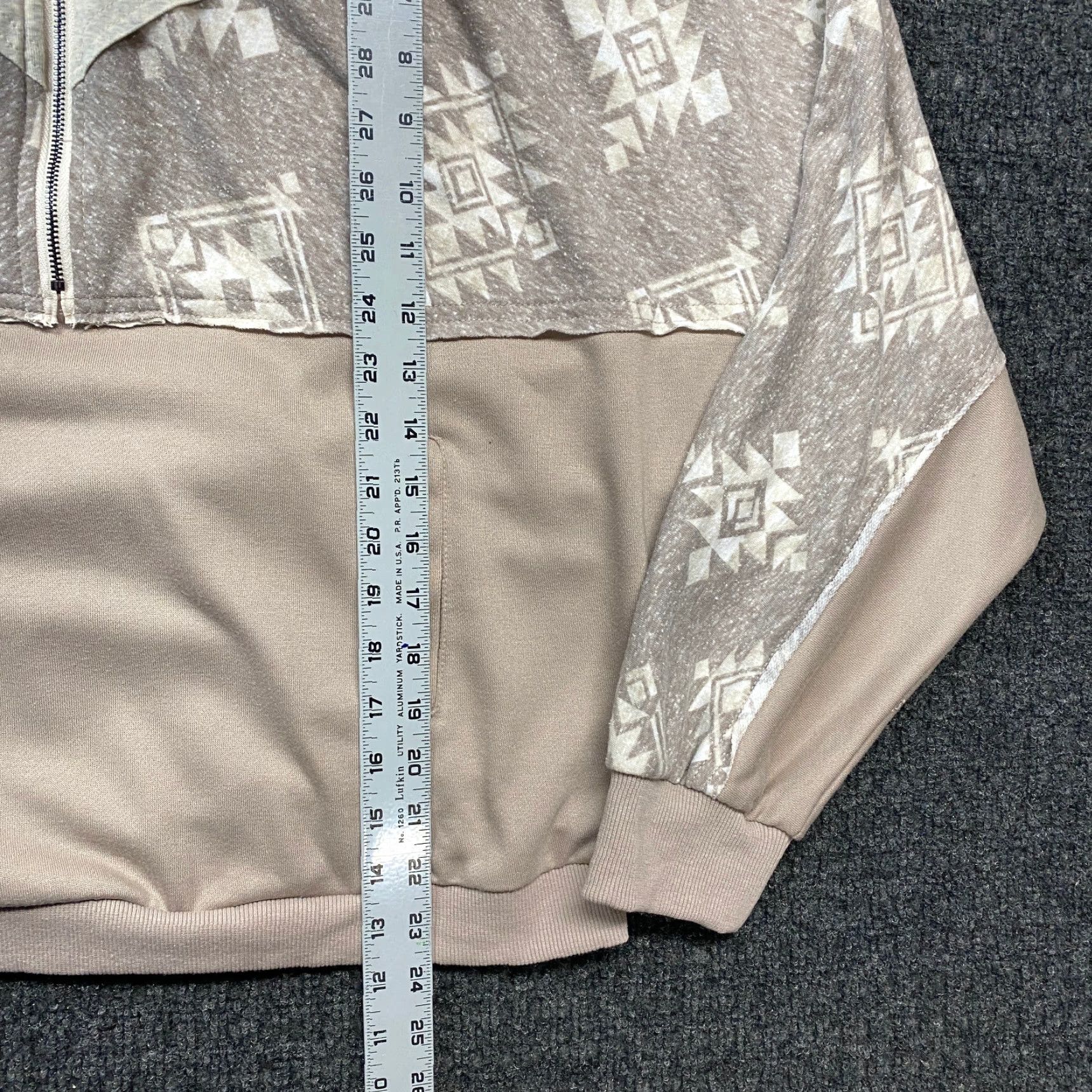 Miss Me Miss Me Sweater Geometric Aztec Oversized Pullover Long Sleeve L Beige Womens Size L / US 10 / IT 46 - 6 Thumbnail