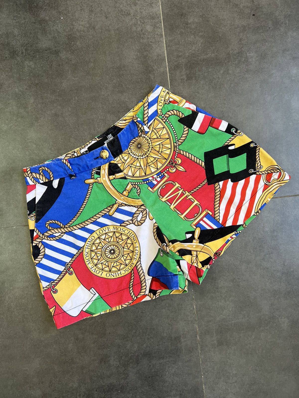 Moschino × Vintage Vintage Hermes style Moschino shorts Size 30" / US 8 / IT 44 - 2 Thumbnail
