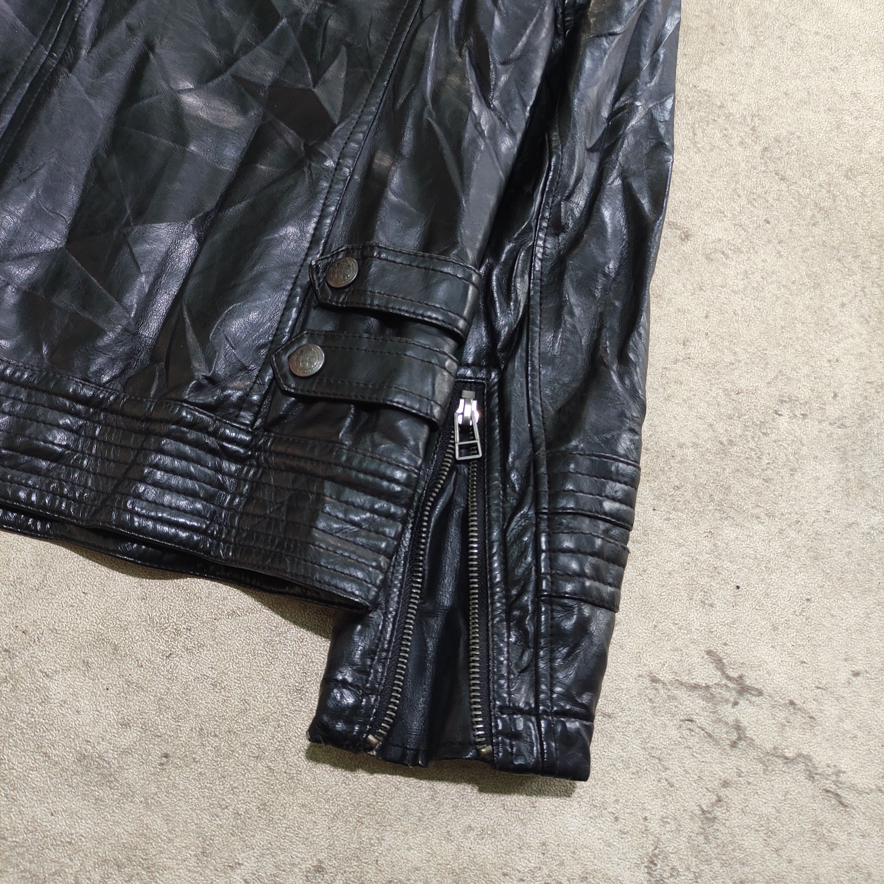 Tornado Mart Von Dutch Vintage Synthetic Leather Jacket 2000s Vkei Size US L / EU 52-54 / 3 - 9 Thumbnail