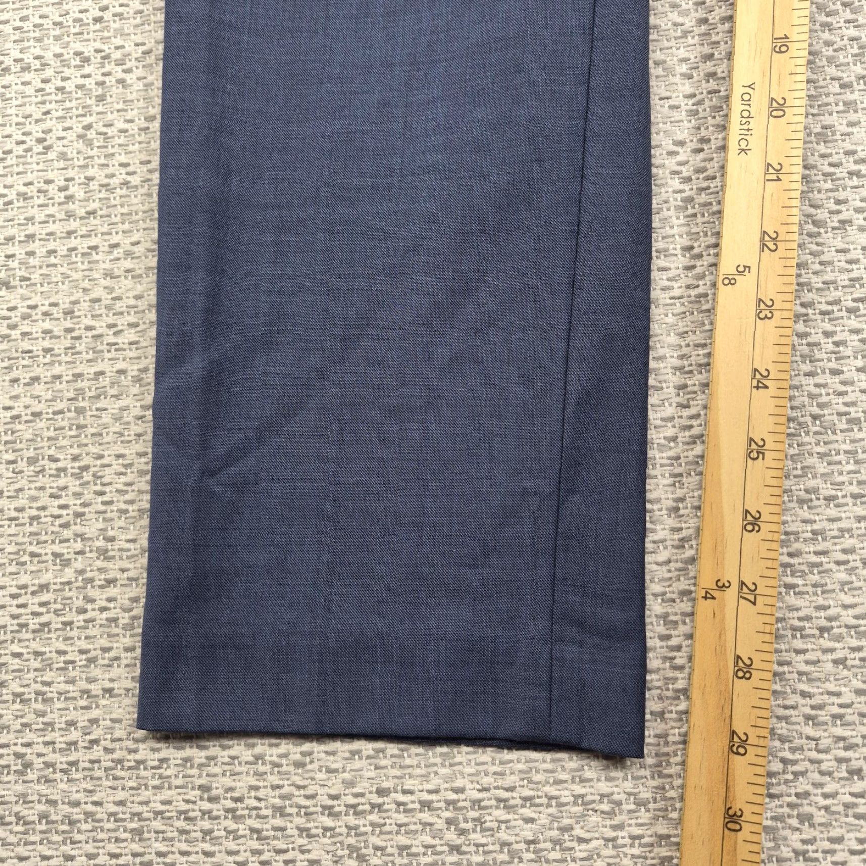 Original Penguin Original Penguin Pants Mens 36x30 Blue Wool Dress Trousers Straight Leg Size US 36 / EU 52 - 6 Thumbnail