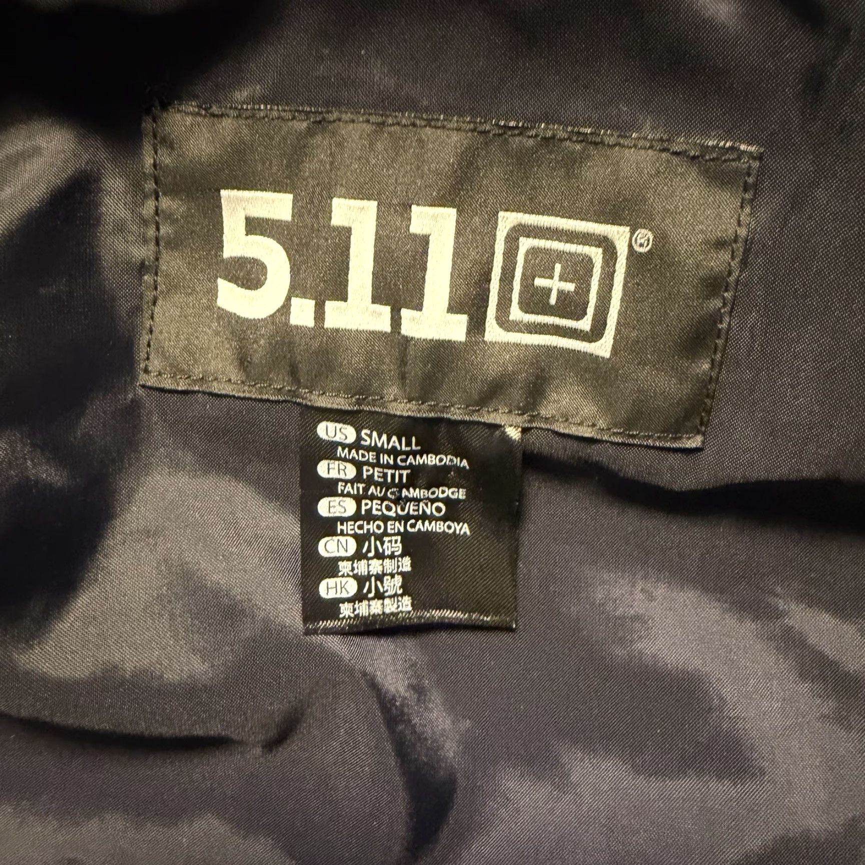 Vintage 511 Tactical Response Jacket Men Small Dark Navy Zip Ready Pockets Rear ID Panel Size US S / EU 44-46 / 1 - 3 Thumbnail