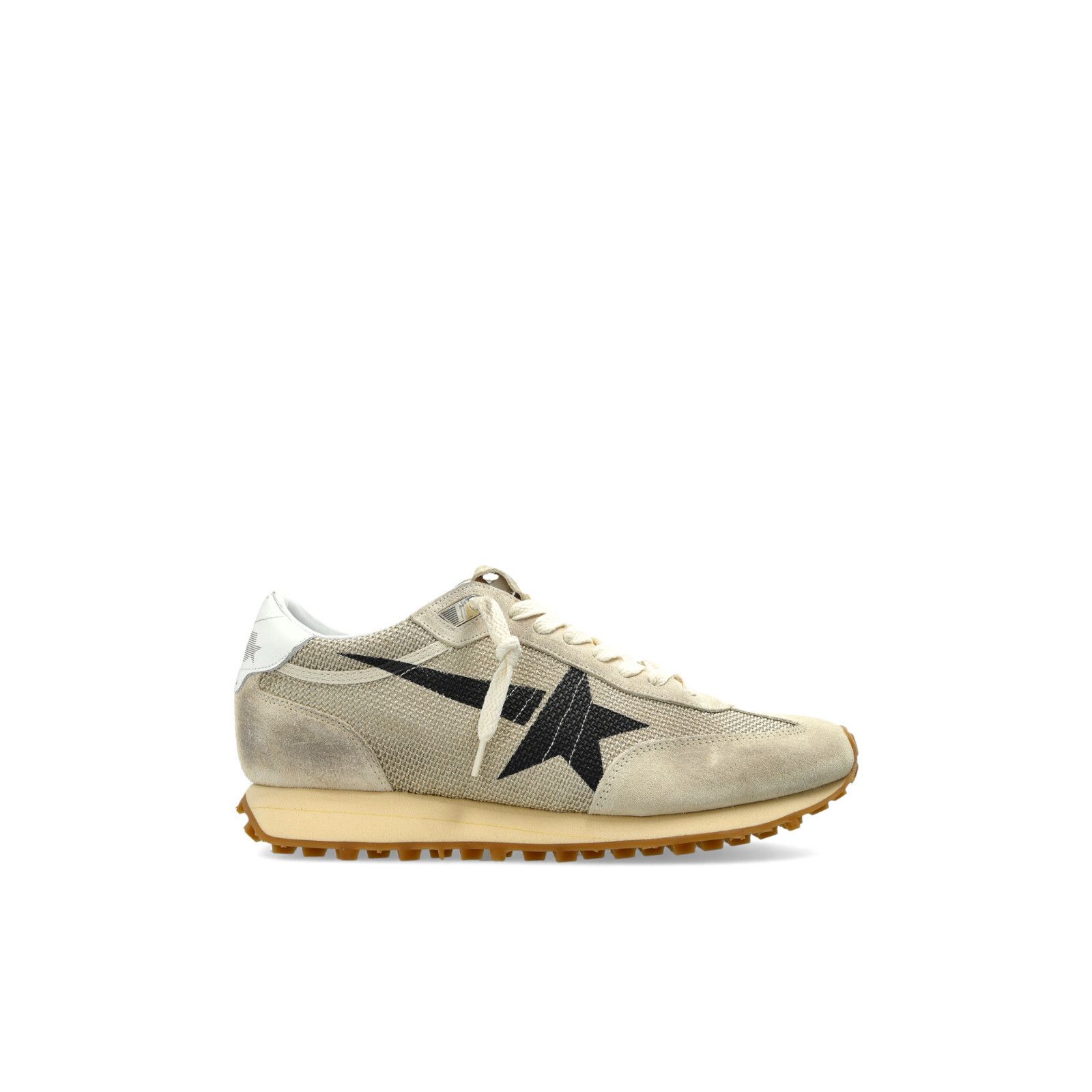 GOLDEN GOOSE Marathon Women's Beige Suede Sneakers New (Wome