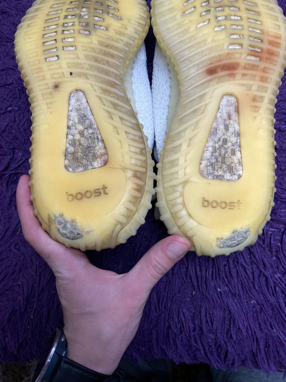 Adidas Cream White Yeezys Adidas Yeezy Boost 350 V Size US 7.5 / EU 40-41 - 3 Thumbnail