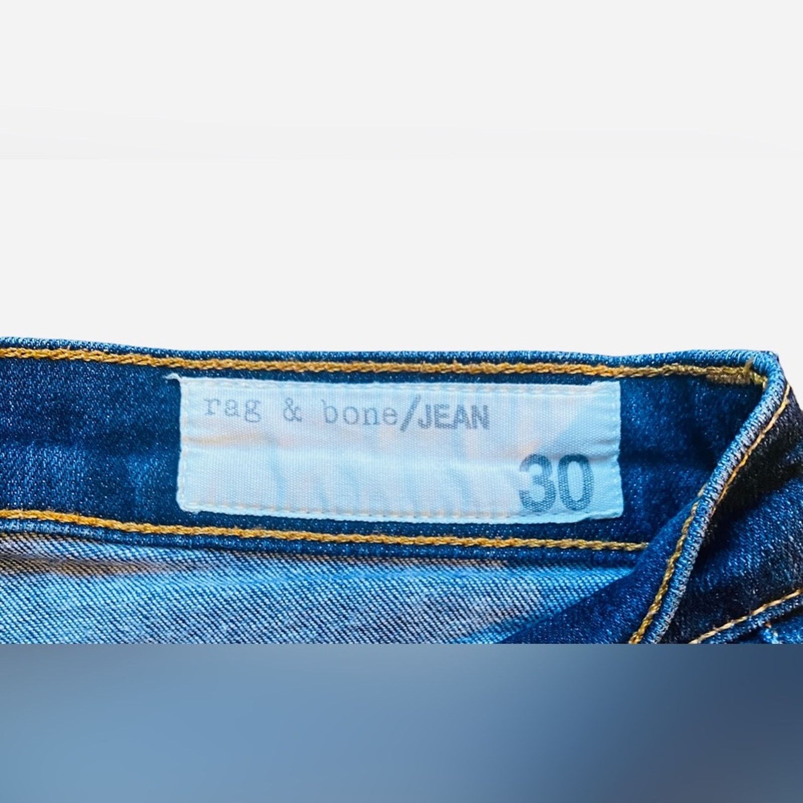 Rag & Bone RAG & BONE HIGH RISE SKINNY JEANS Size 30" / US 8 / IT 44 - 5 Thumbnail