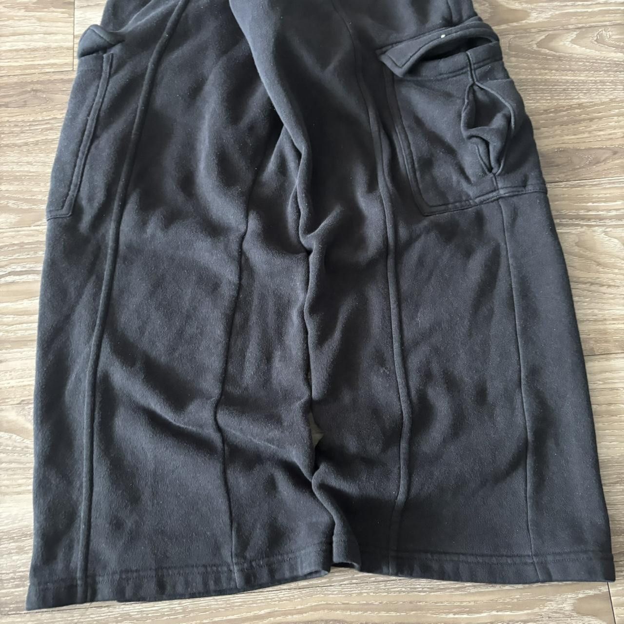 Vintage Crazy Vintage Y2K/2000s Baggy Black Streetwear Essential Cargo Sweatpants! Fits M Size US 30 / EU 46 - 5 Thumbnail