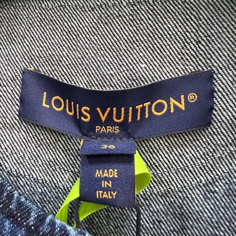 Louis Vuitton Louis Vuitton Blue cropped denim jacket Size XS / US 0-2 / IT 36-38 - 6 Thumbnail