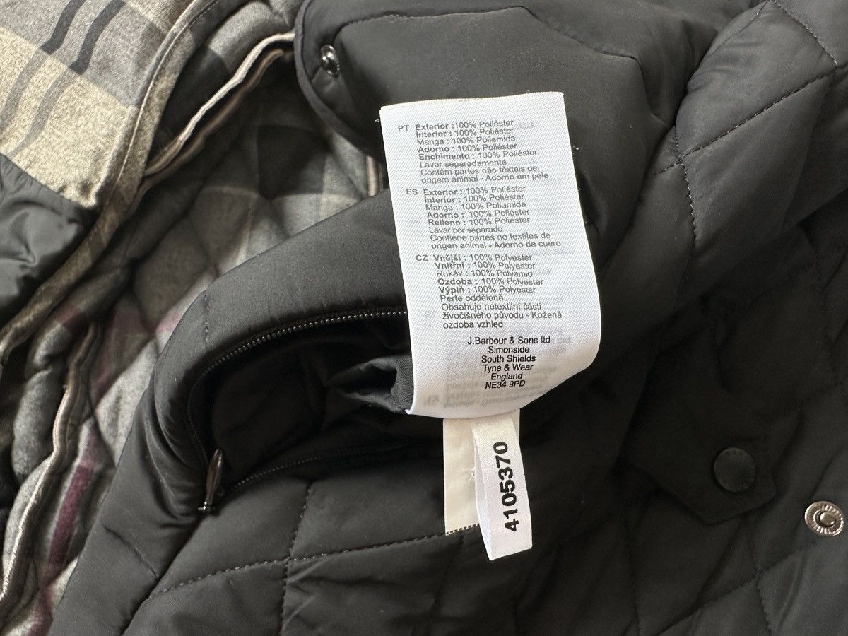 Barbour BARBOUR Straition Quilted Black Women’s Jacket Winter Tartan Size L / US 10 / IT 46 - 16 Thumbnail