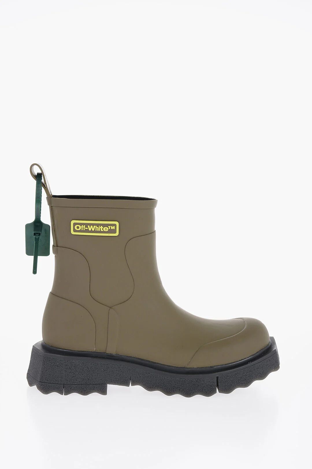 Off-White og1mm0426 Rubber Ankle Boots in Military Green Size US 10 / EU 43 - 1 Thumbnail