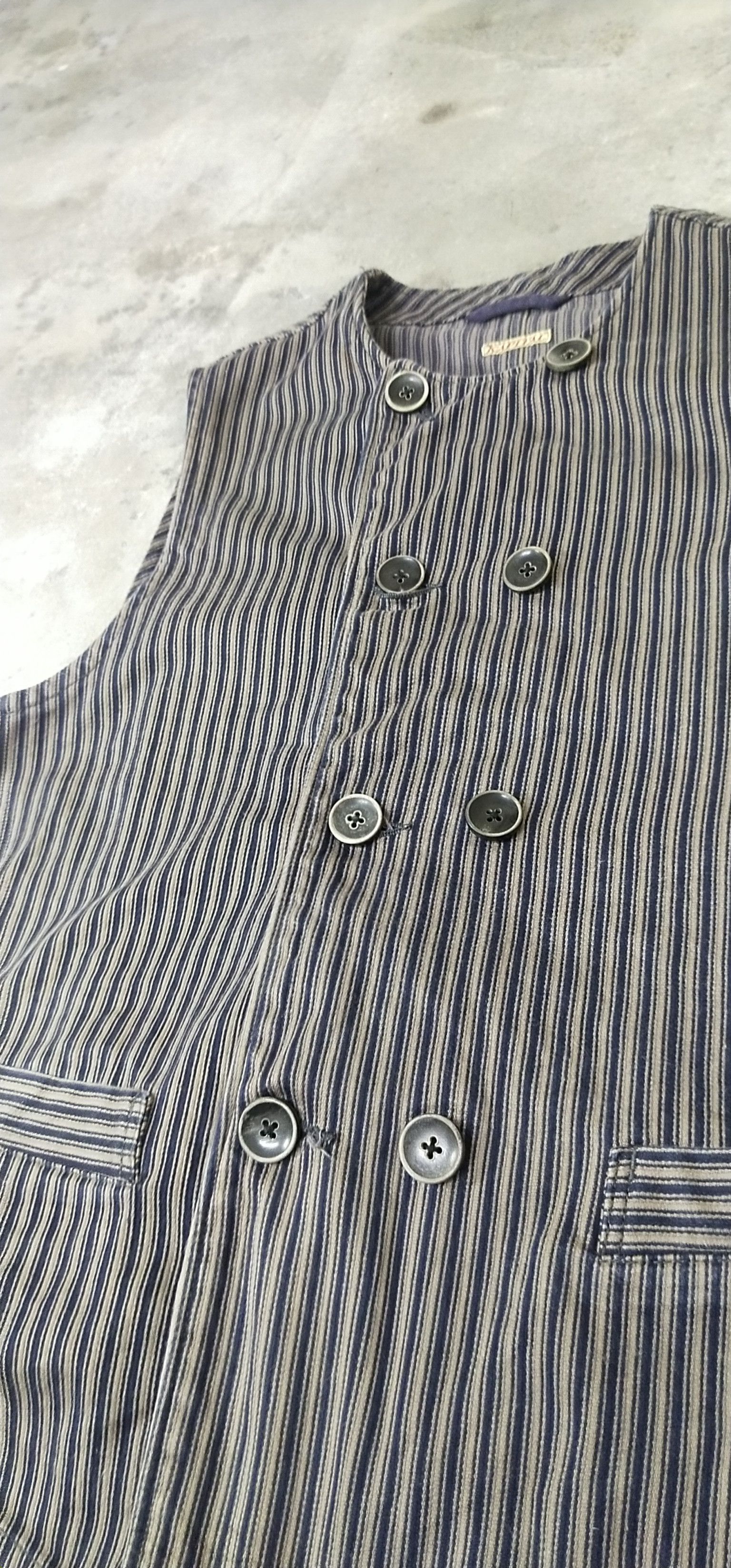 Other Final Drop Kapital Hickory Stripe Vest M Size M / US 6-8 / IT 42-44 - 14 Thumbnail