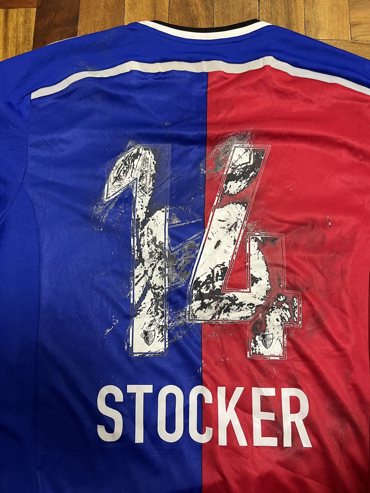 Adidas Adidas Basel 2014/15 #14 Stocker Jersey Size US L / EU 52-54 / 3 - 7 Thumbnail