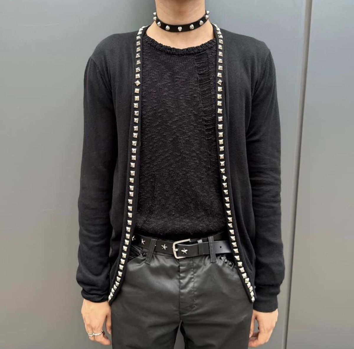 Hysteric Glamour × If Six Was Nine × Japanese Brand 🔥Y2K Archived Hysteric Glamour Studded Cardigan Size US M / EU 48-50 / 2 - 1 Thumbnail