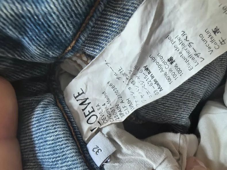 Loewe LOEWE Flip-flop jeans Size 42" / US 20 - 5 Thumbnail