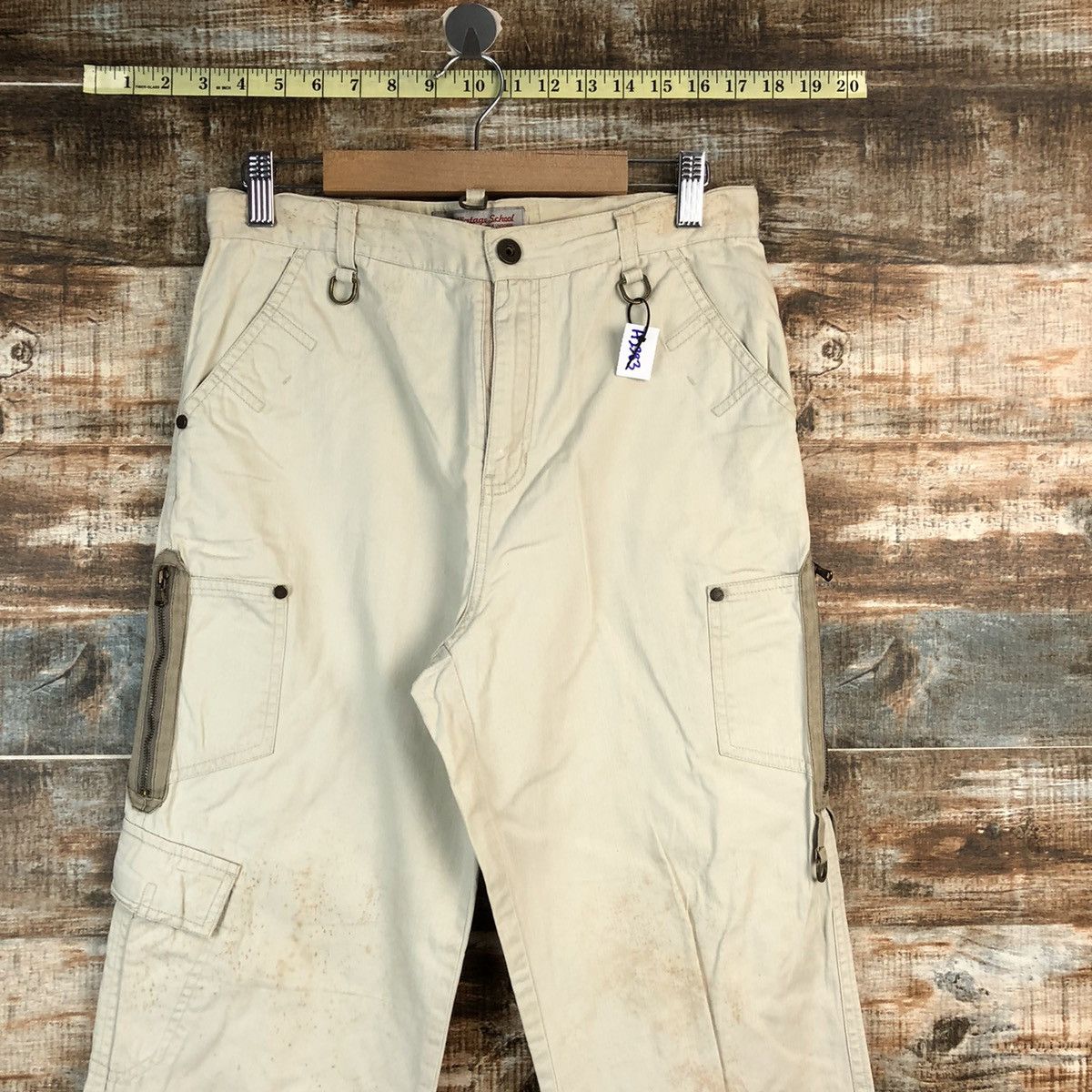 Japanese Brand × Vintage Underwood School White Casual Pants #A2383 Size 27" / US 4 / IT 40 - 4 Thumbnail