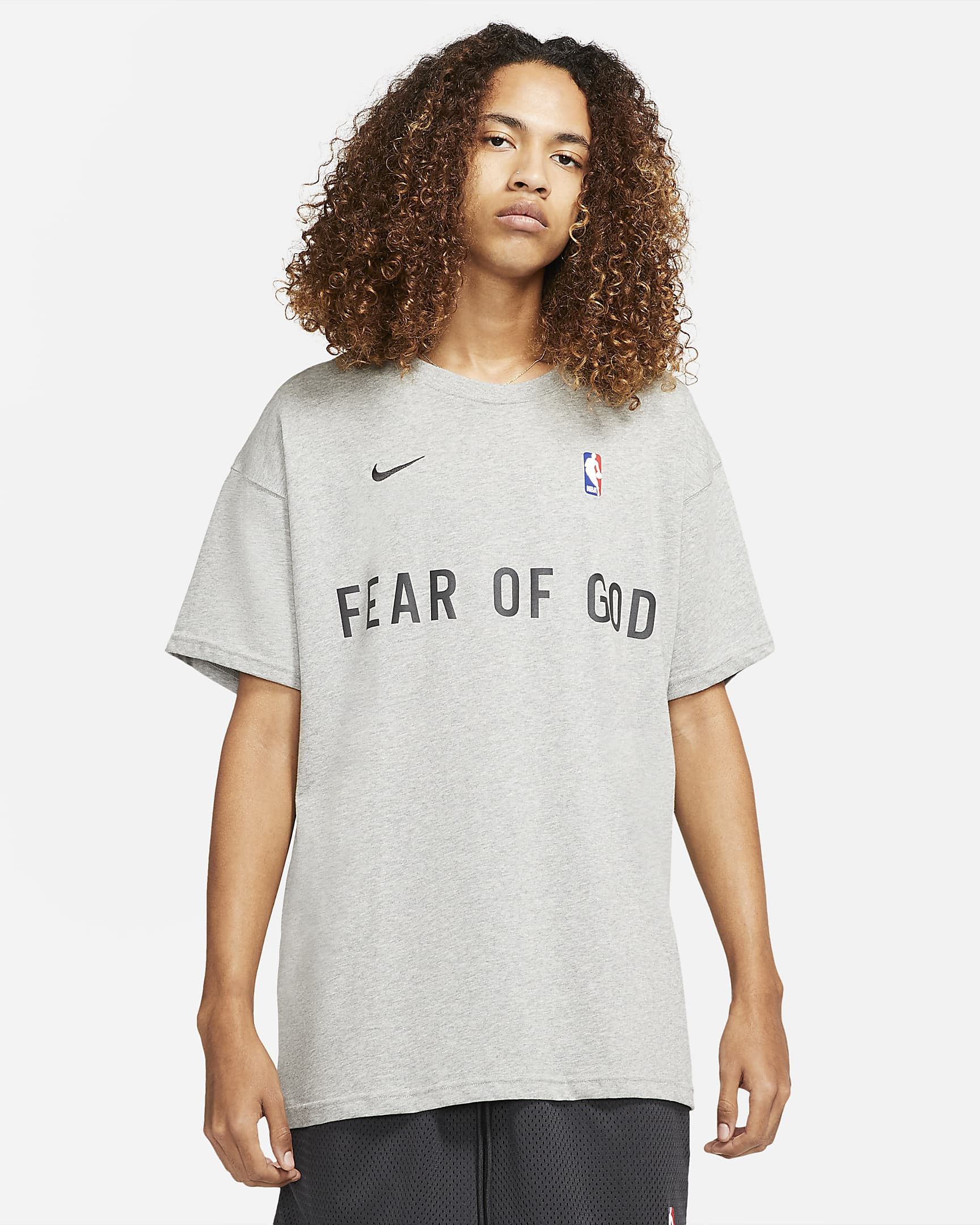Nike Fear of God x Nike Warm Up T-shirt Dark Grey Heather
