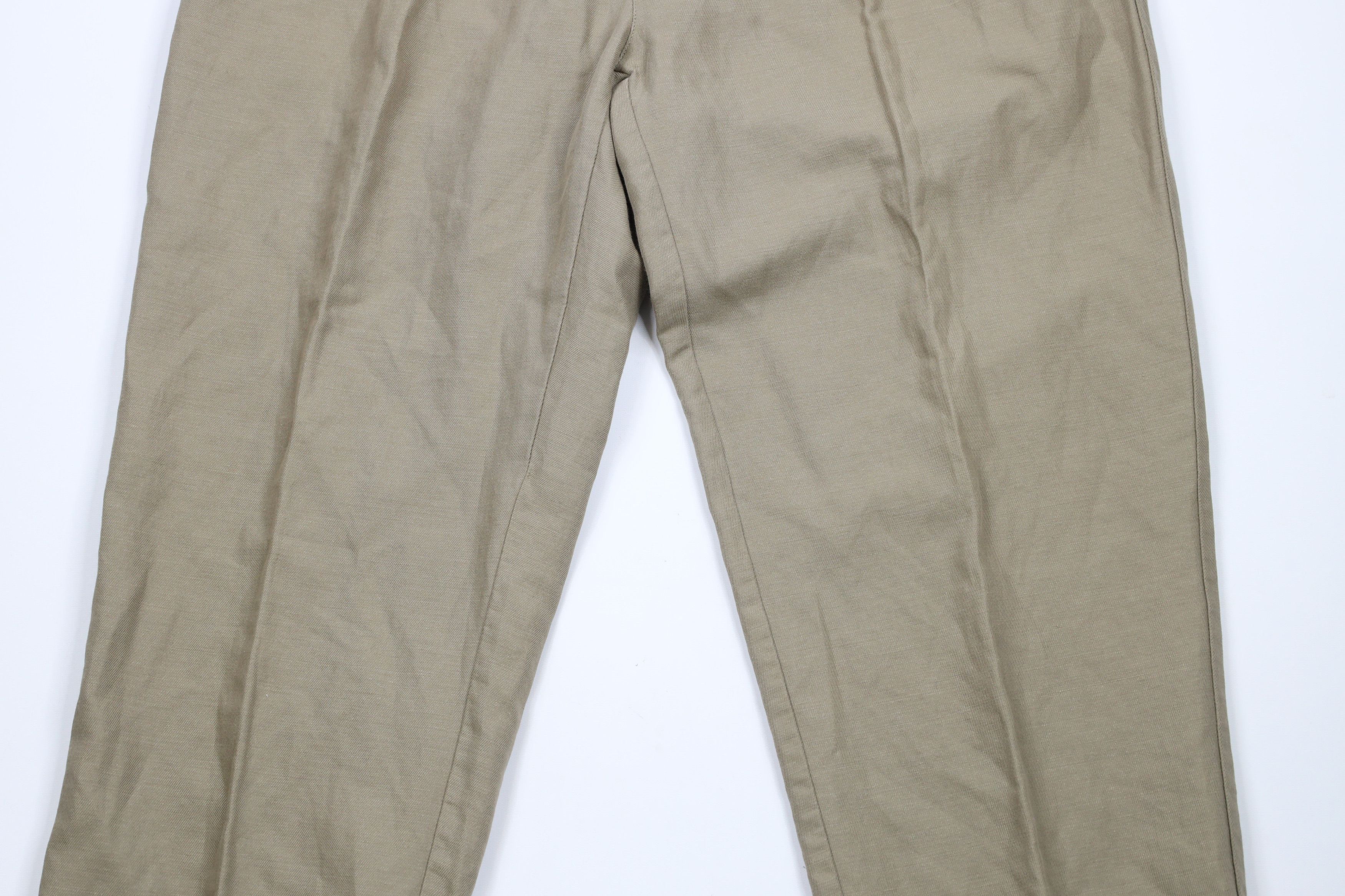 Ralph Lauren × Vintage Vintage 90s Ralph Lauren Blend Wide Leg Chino Pants Beige Size US 40 / EU 56 - 3 Thumbnail