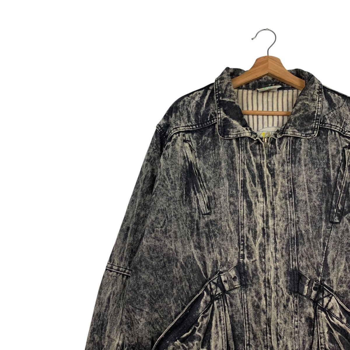 Urban Equipment URBAN EQUIPMENT Black Stone Wash Denim Jacket #2177-C96 Size US XL / EU 56 / 4 - 6 Thumbnail