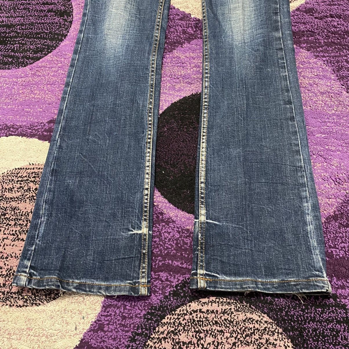 Japanese Brand Flare Jeans Grasshoppers Denim Embroidered Bootcut Jeans Size 26" / US 2 / IT 38 - 7 Thumbnail