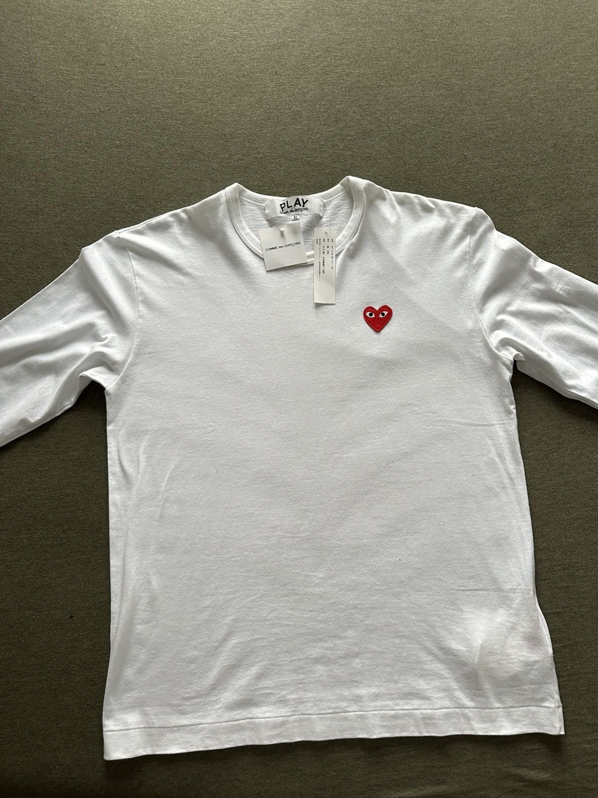 CDG by Comme des Garcons Cdg play longsleeve Size US XL / EU 56 / 4 - 1 Thumbnail
