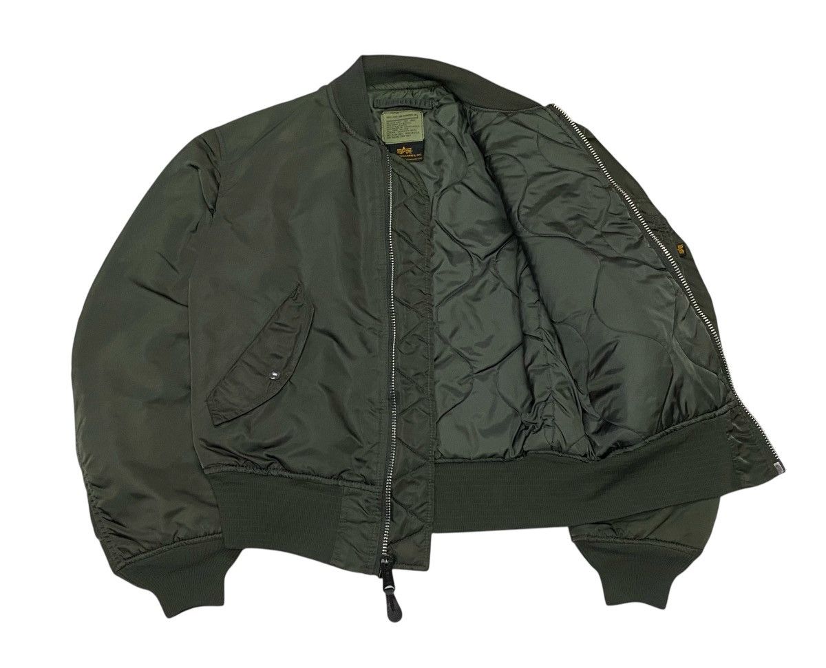 Alpha Industries Vintage Alpha Industries MA-1 Bomber Jacket Size US S / EU 44-46 / 1 - 4 Thumbnail